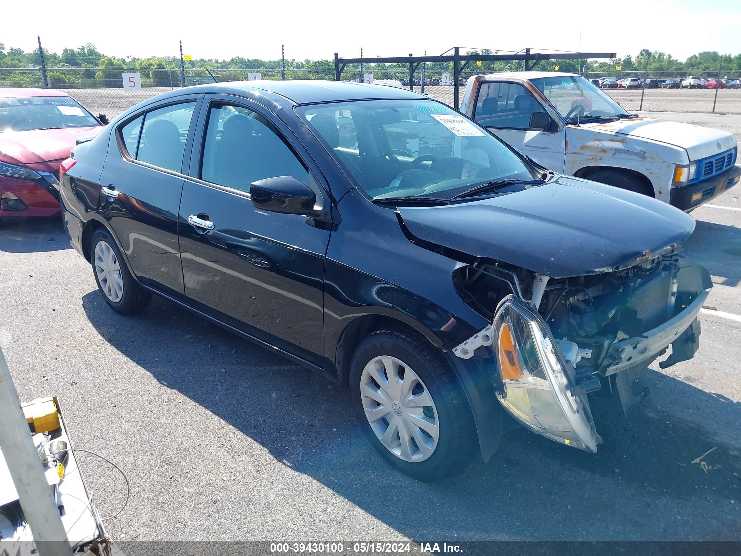 nissan versa 2019 3n1cn7ap9kl812344