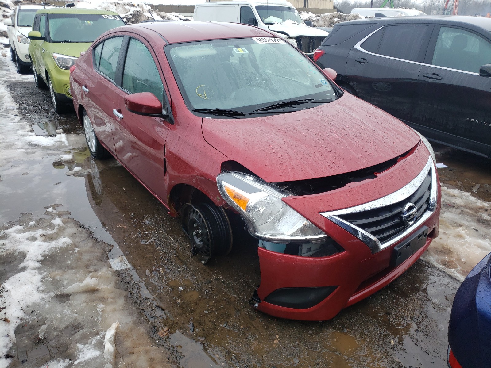 nissan versa s 2019 3n1cn7ap9kl858952