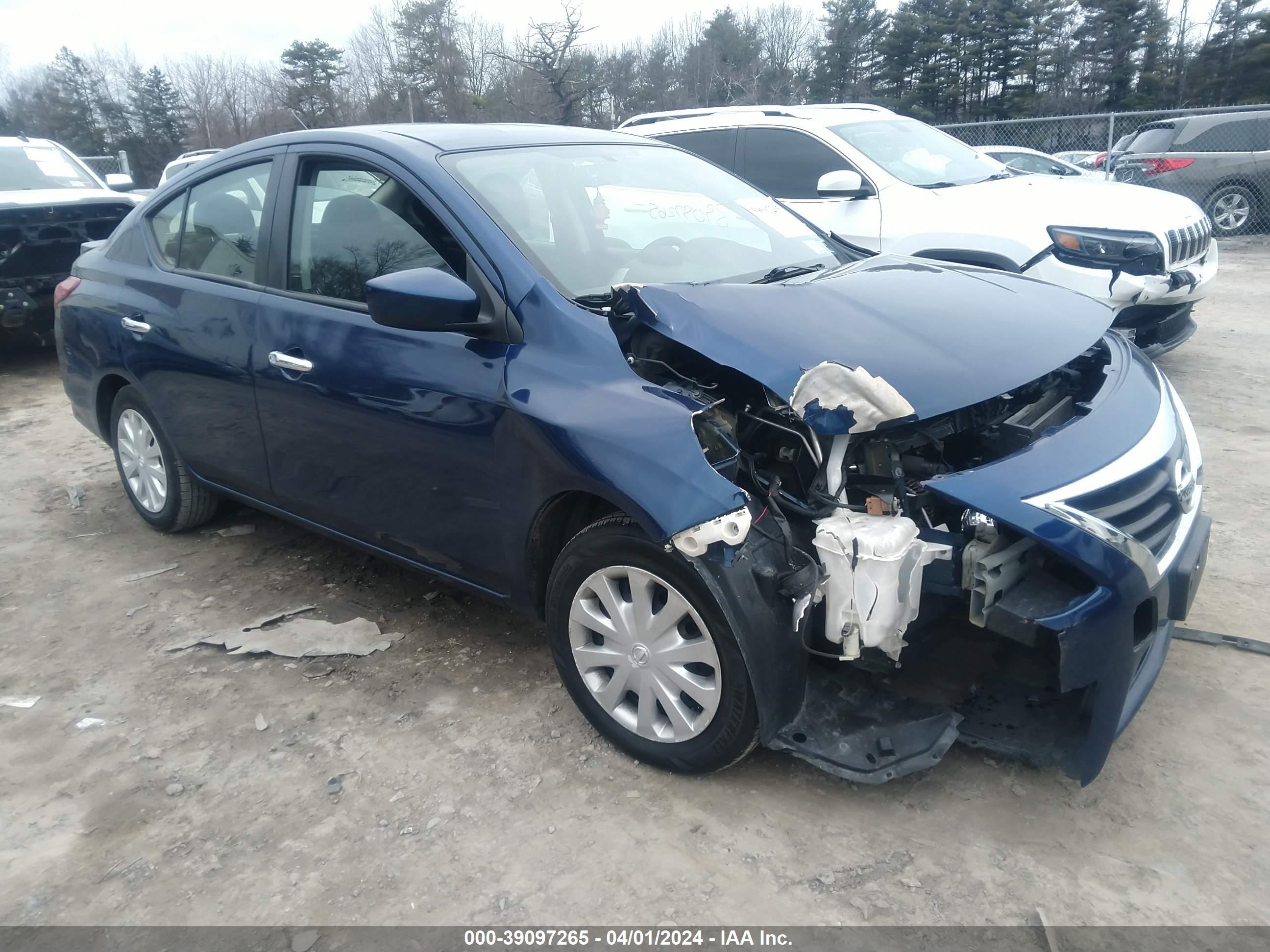 nissan versa 2019 3n1cn7ap9kl869725