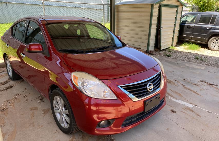 nissan versa s 2014 3n1cn7apxel800403