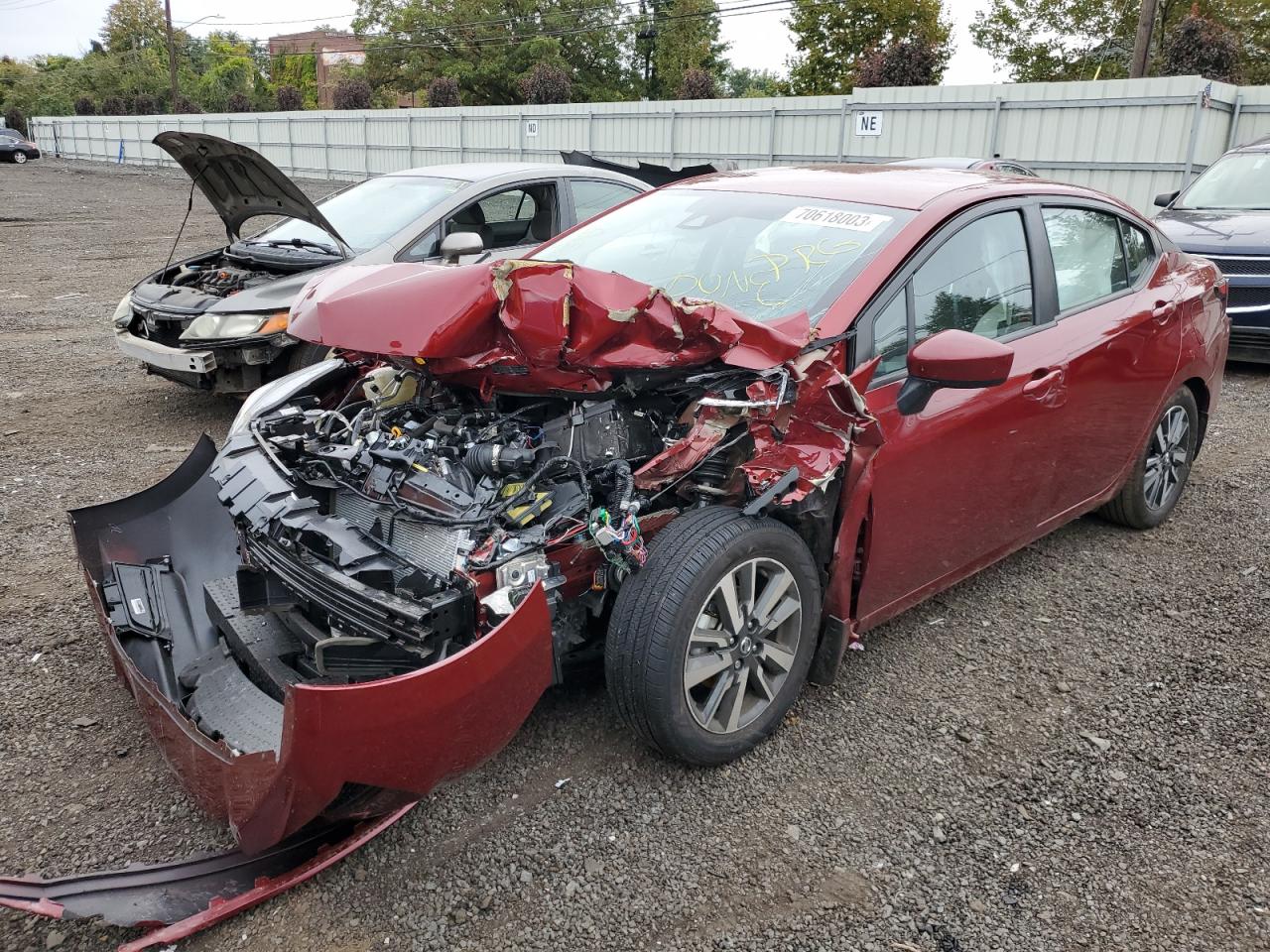 nissan versa 2022 3n1cn8ev9nl823296