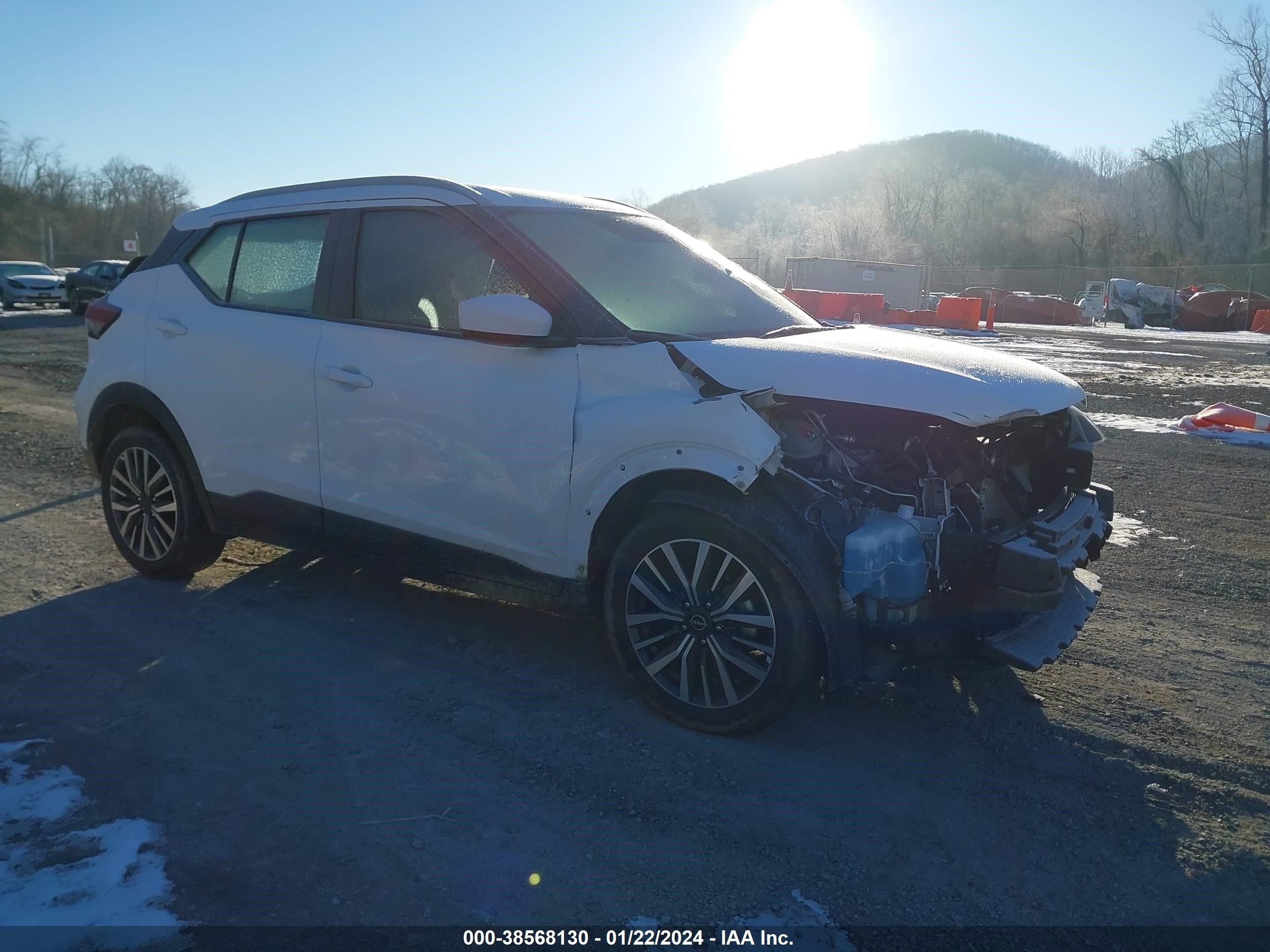 nissan kicks sv 2022 3n1cp5cv3nl490783