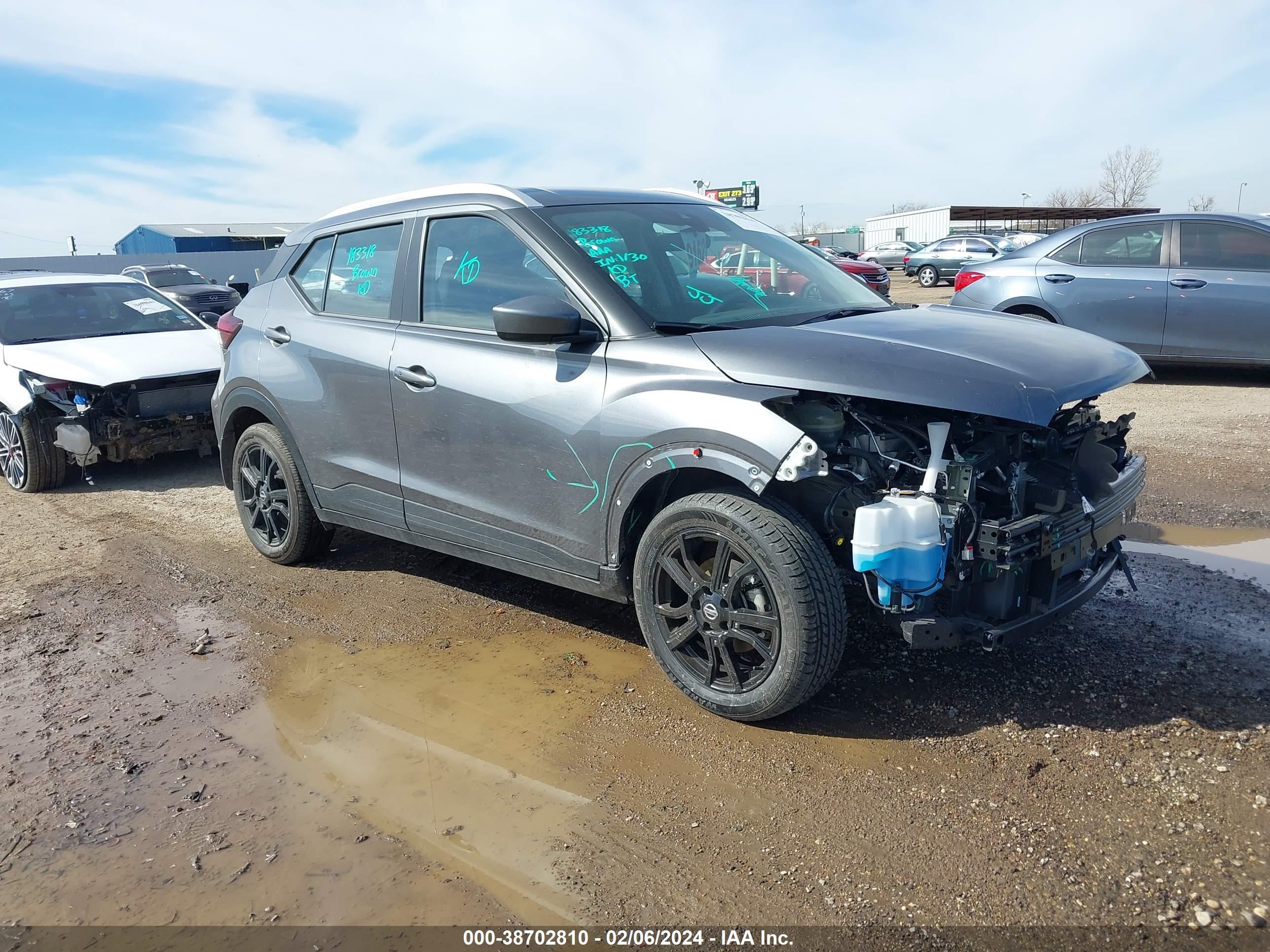 nissan kicks sv 2023 3n1cp5cv8pl569353