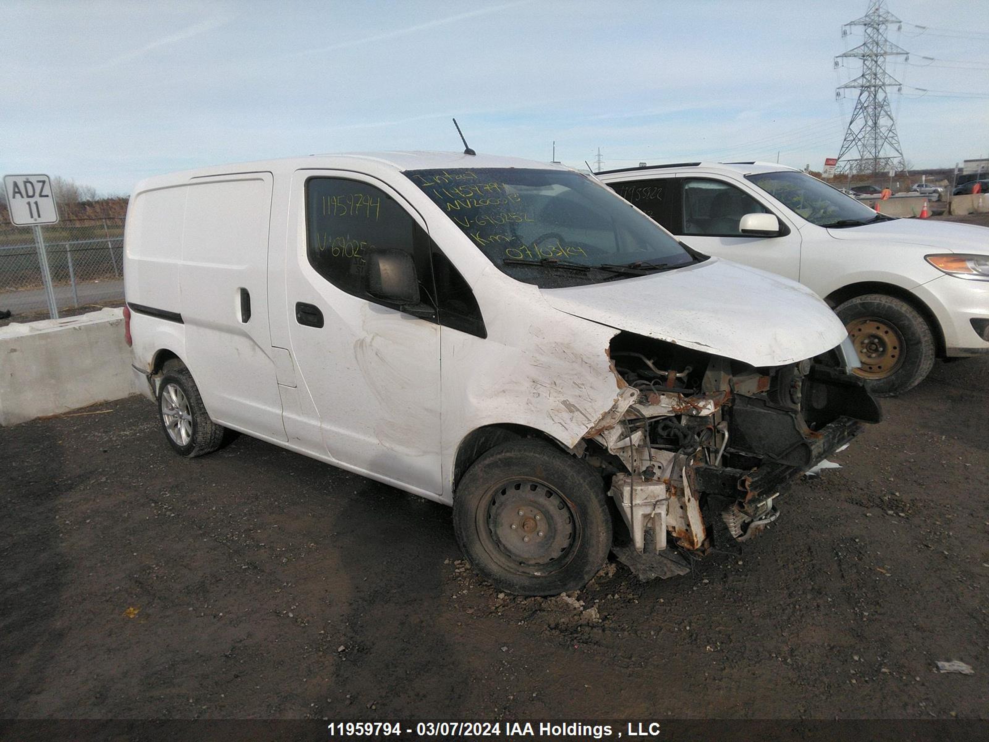 nissan nv200 2013 3n6cm0kn3dk690252