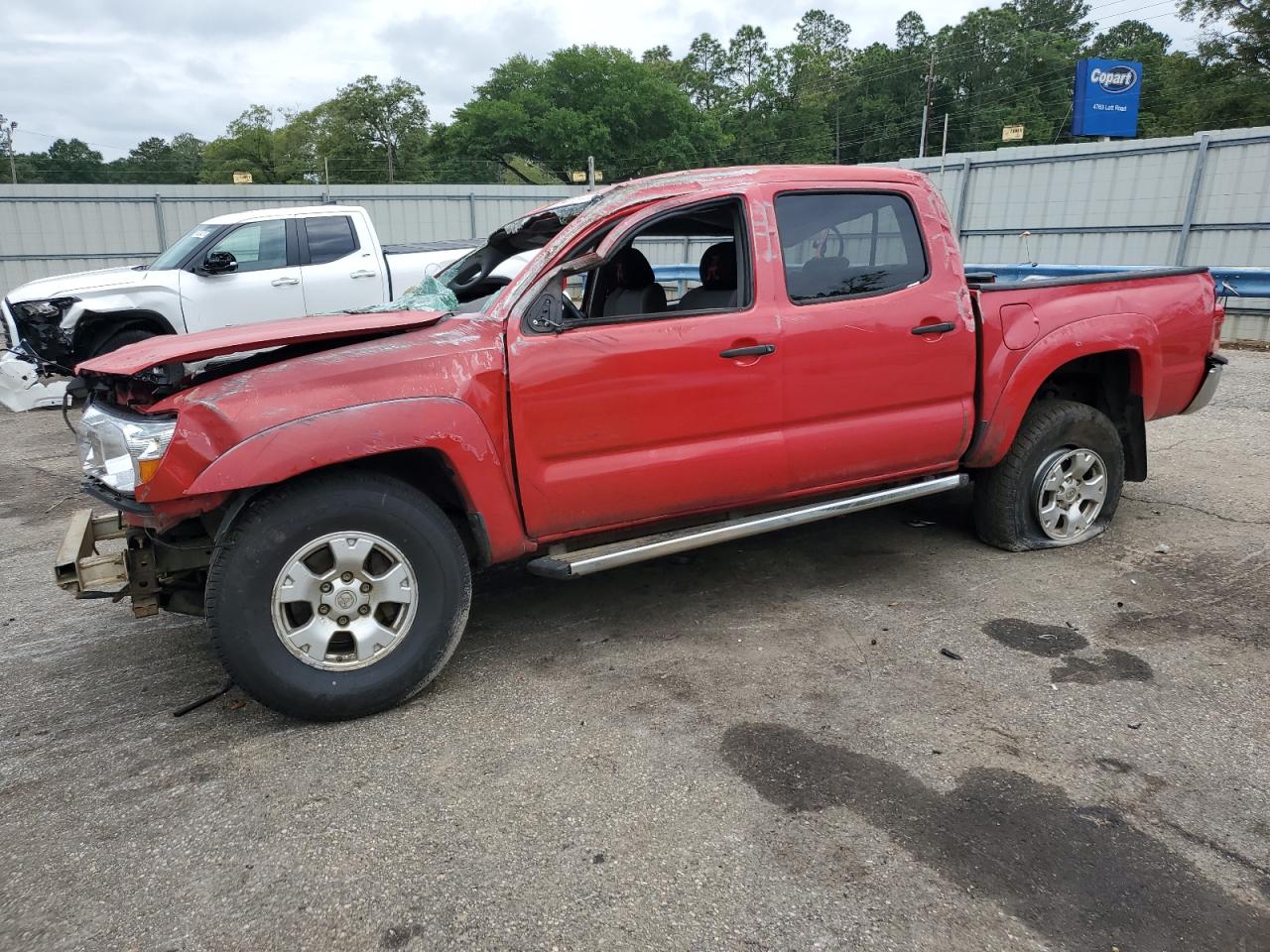 toyota tacoma 2007 3tmlu42n97m009790