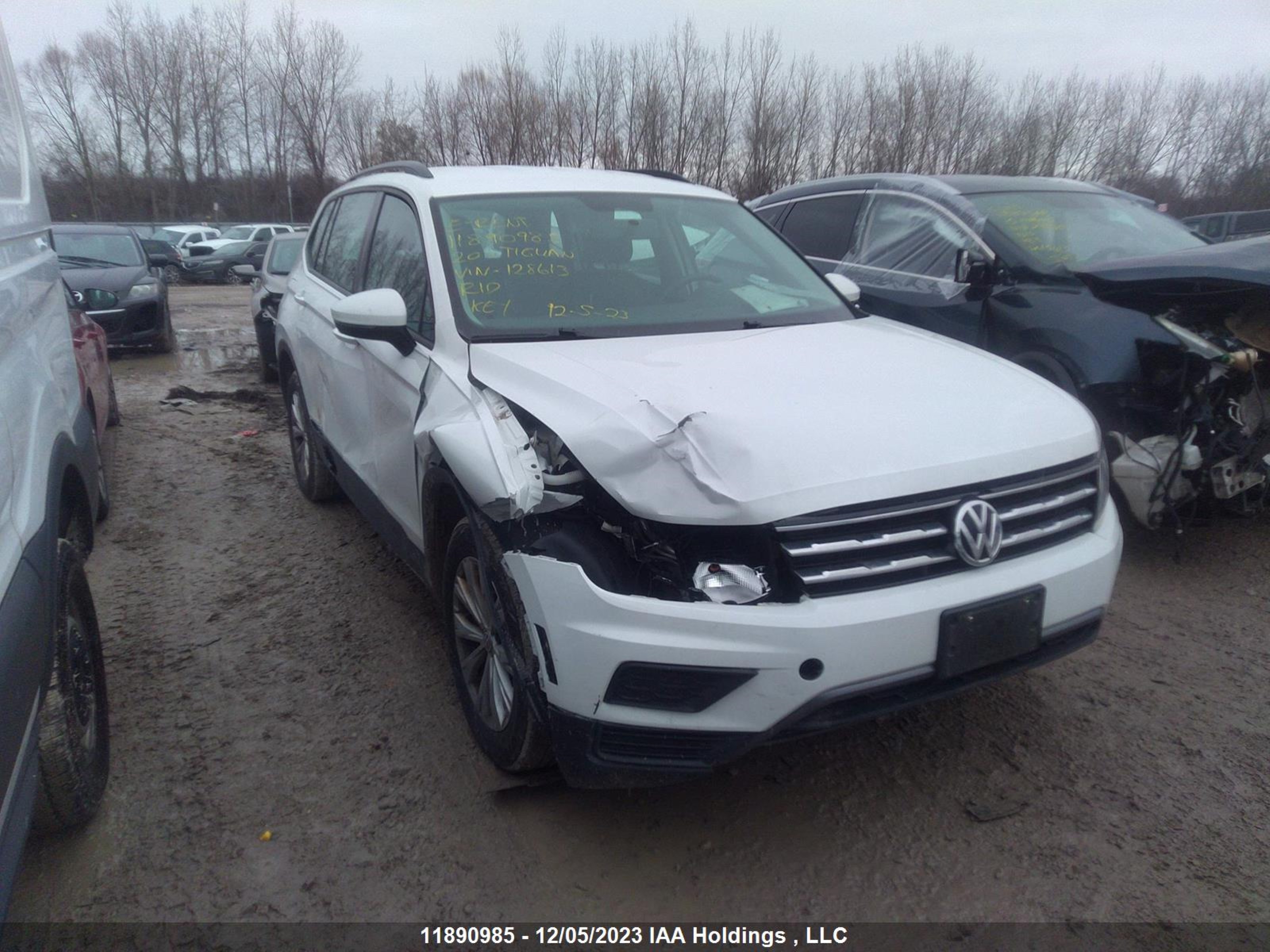 volkswagen tiguan 2020 3vv0b7ax0lm128613