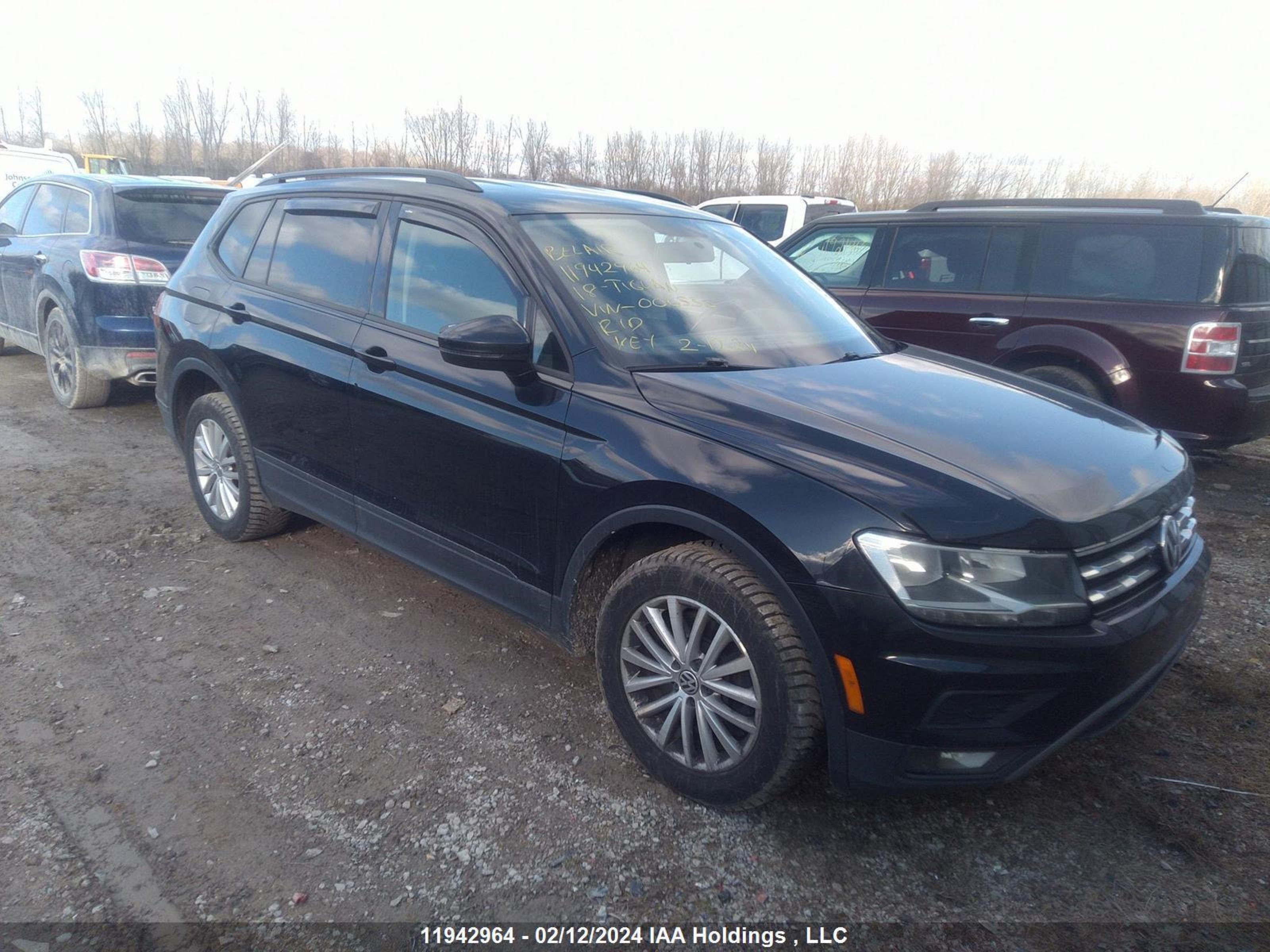 volkswagen tiguan 2018 3vv0b7ax3jm006535