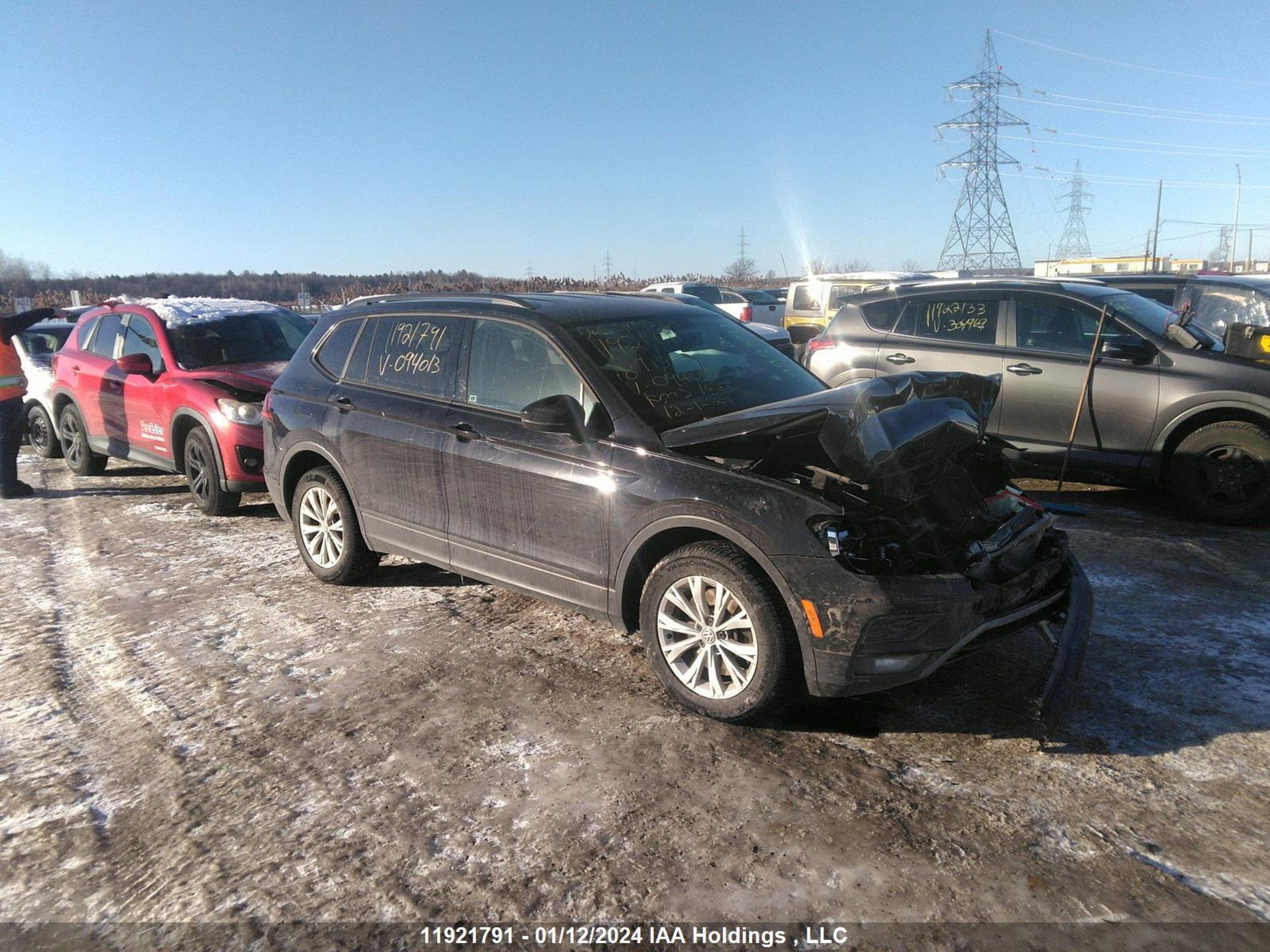 volkswagen tiguan 2018 3vv0b7ax6jm094013