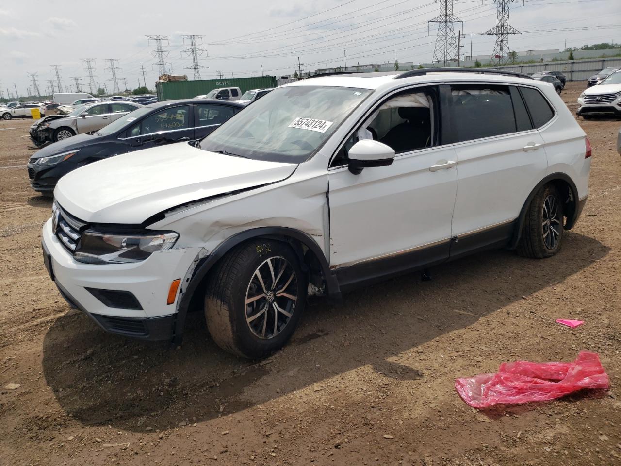 volkswagen tiguan 2021 3vv2b7axxmm087076