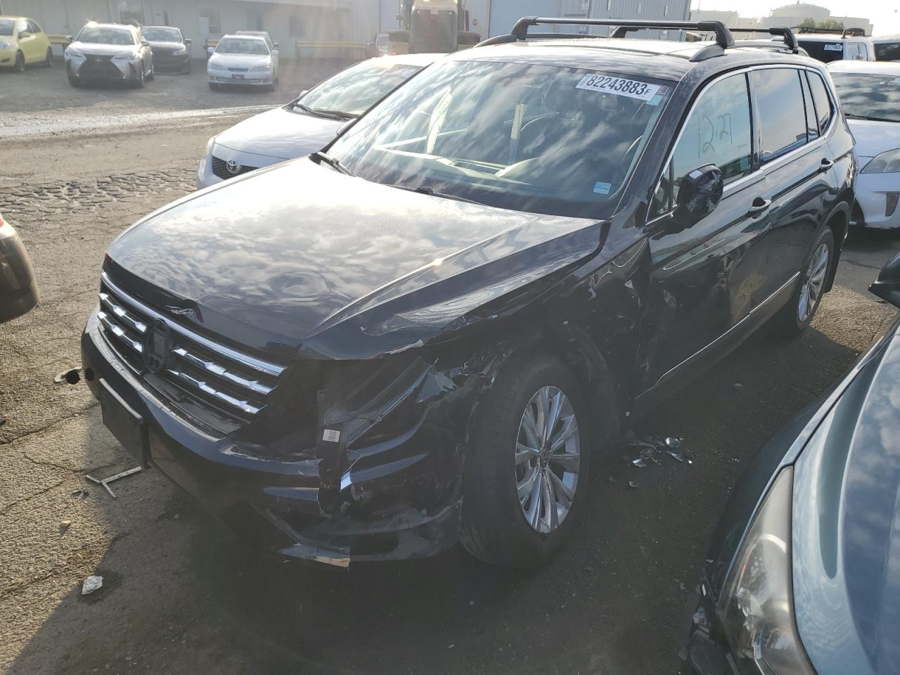 volkswagen tiguan 2018 3vv3b7ax6jm106609