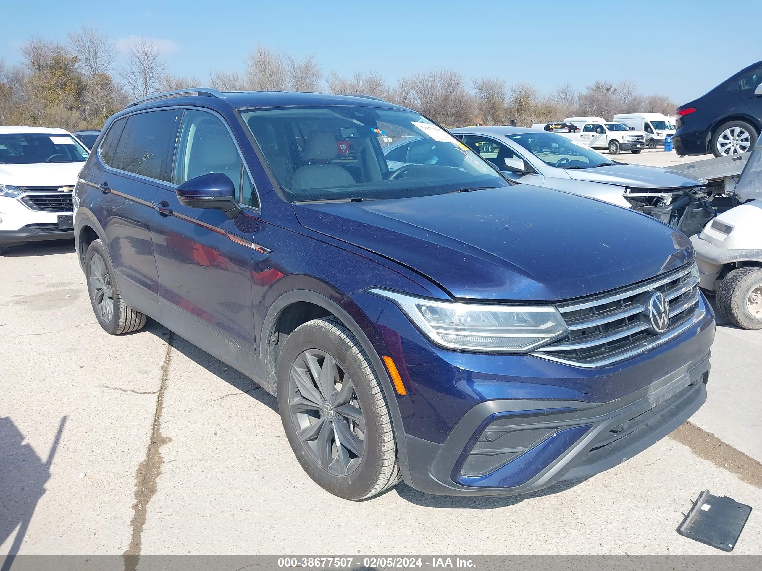 volkswagen tiguan 2022 3vv3b7axxnm140090