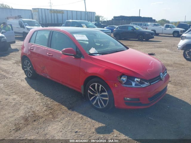 volkswagen golf 2015 3vw217au2fm040017