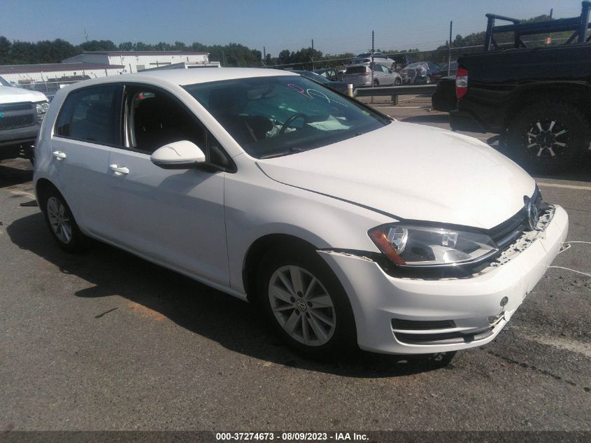 volkswagen golf 2016 3vw217au2gm005866