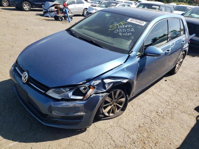 volkswagen golf s/se 2016 3vw217au2gm037152