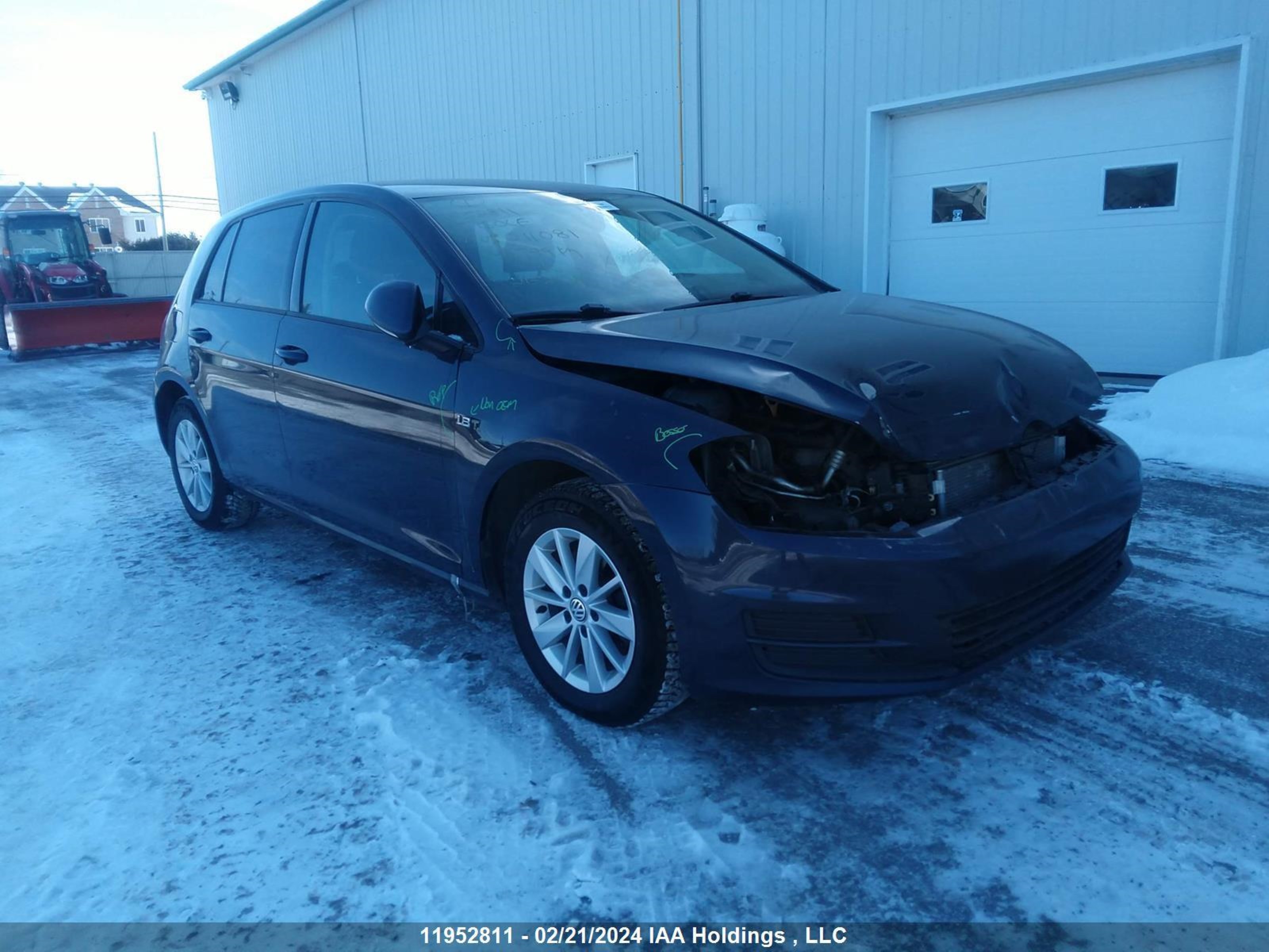 volkswagen golf 2017 3vw217au5hm011081