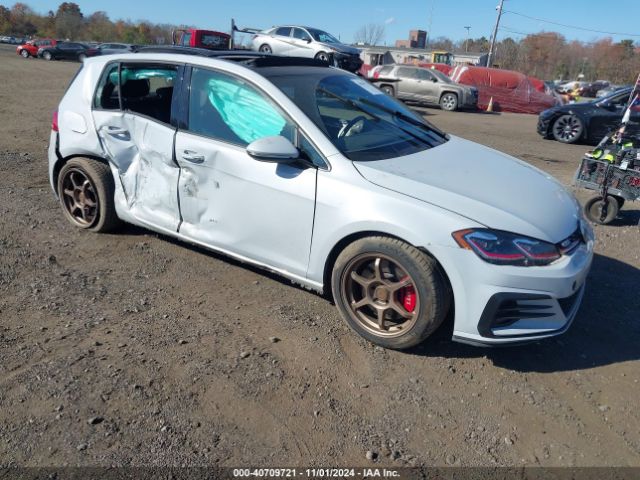 volkswagen golf gti 2019 3vw5t7au6km010343