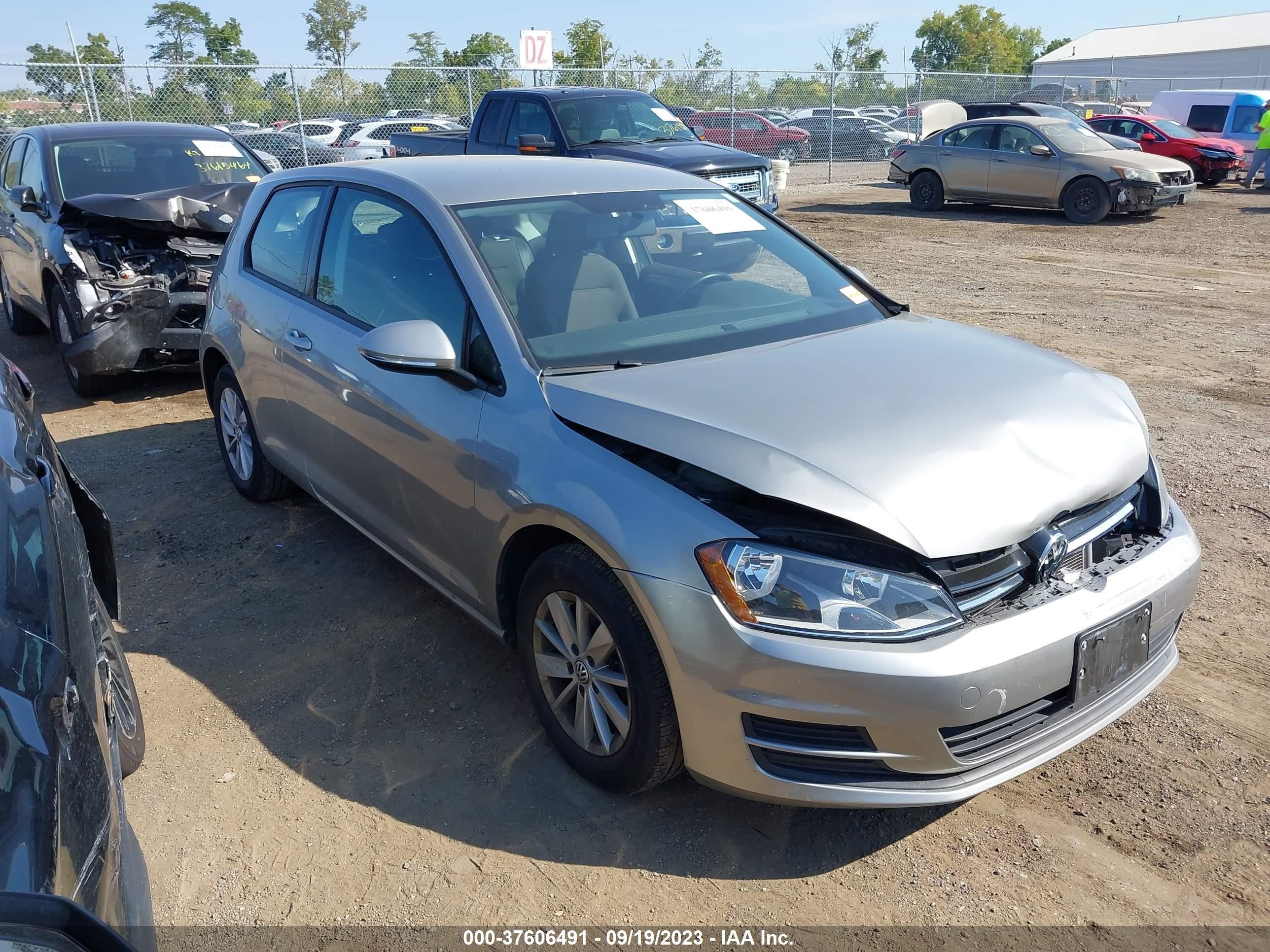 volkswagen golf 2016 3vw917au9gm046350