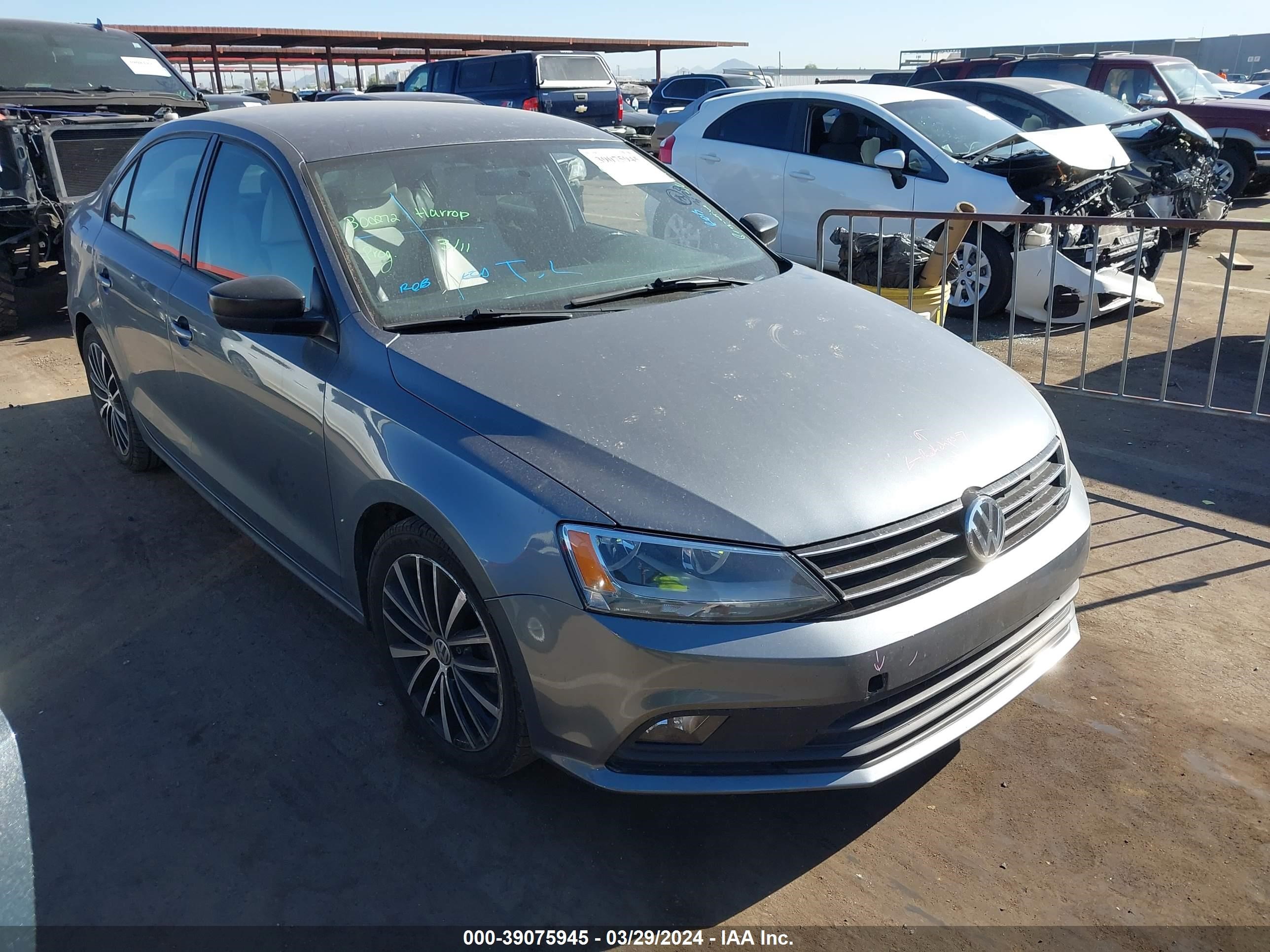 volkswagen jetta 2016 3vwb17aj6gm261661