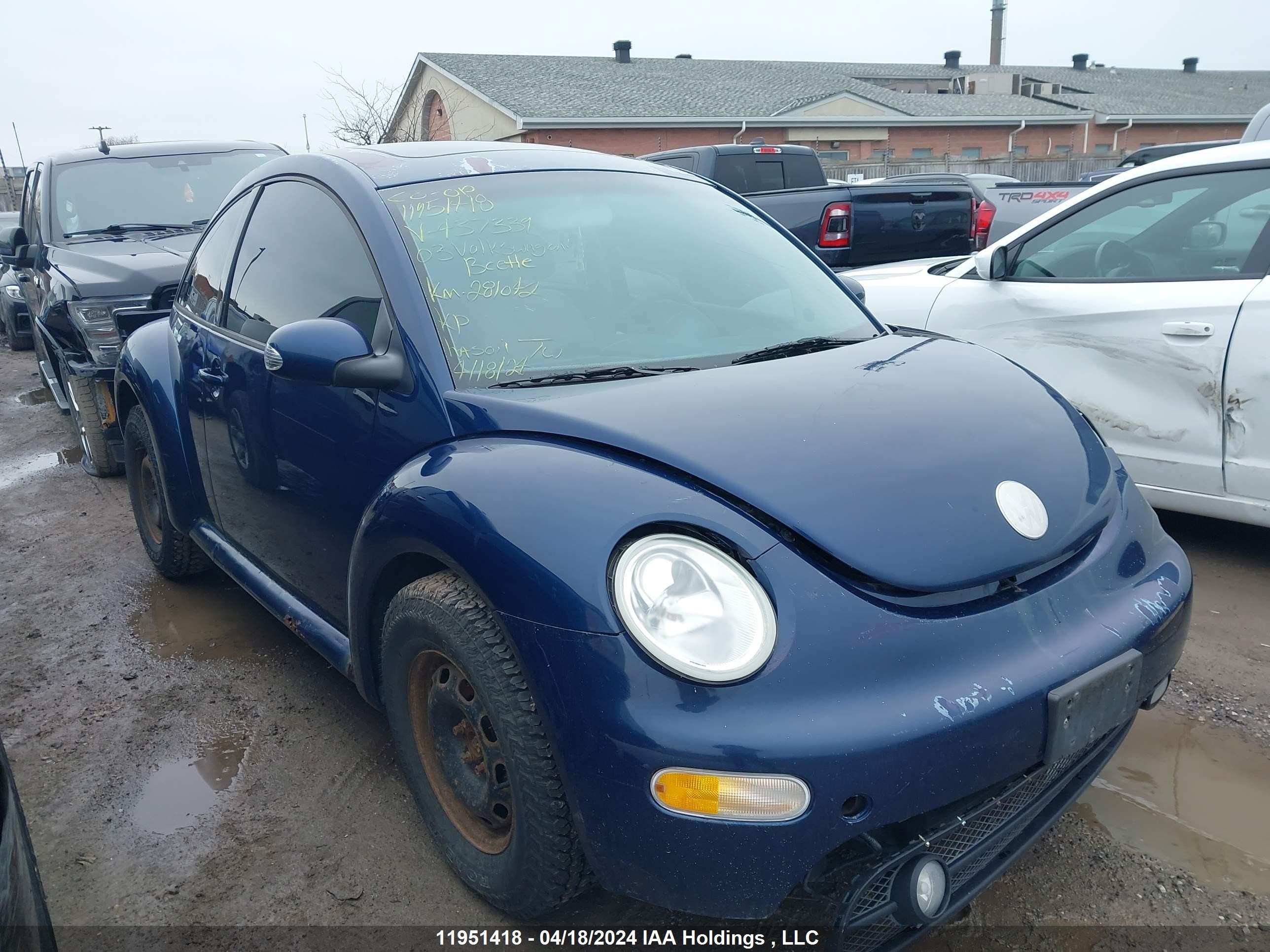 volkswagen beetle 2003 3vwcp21c33m437339