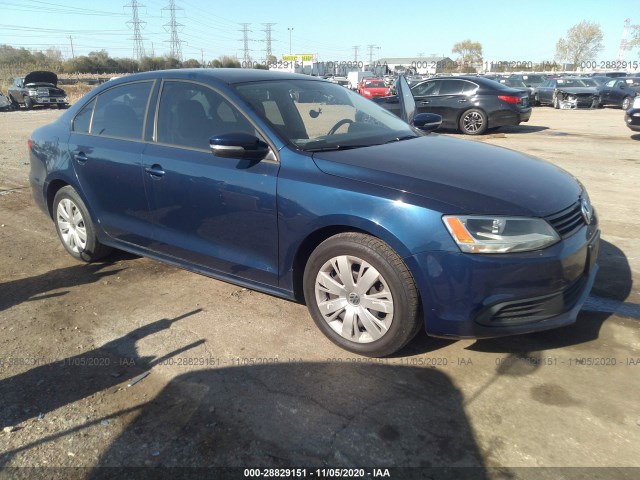 volkswagen jetta sedan 2012 3vwdx7aj1cm459663