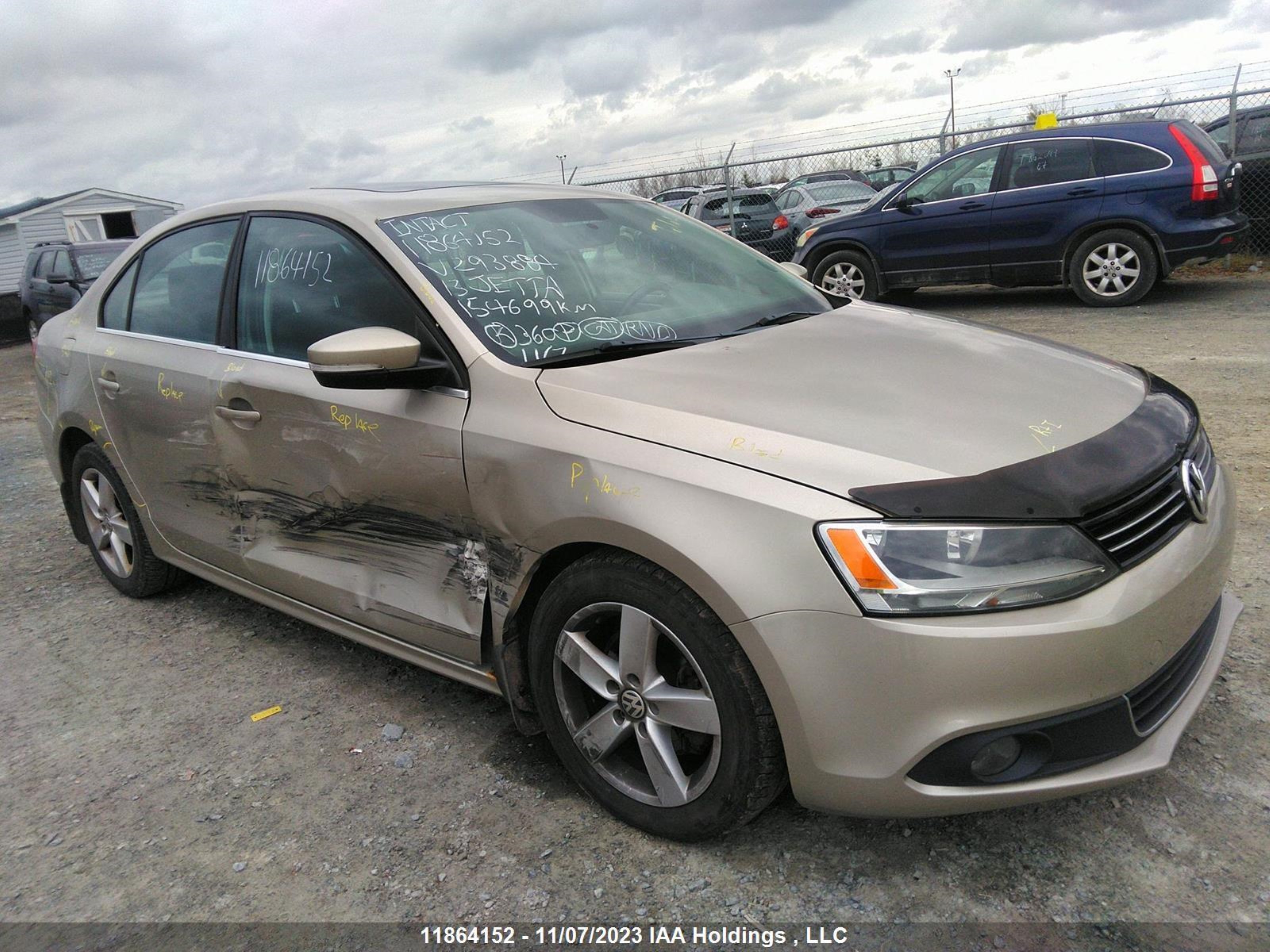 volkswagen jetta 2013 3vwdx7aj6dm293884