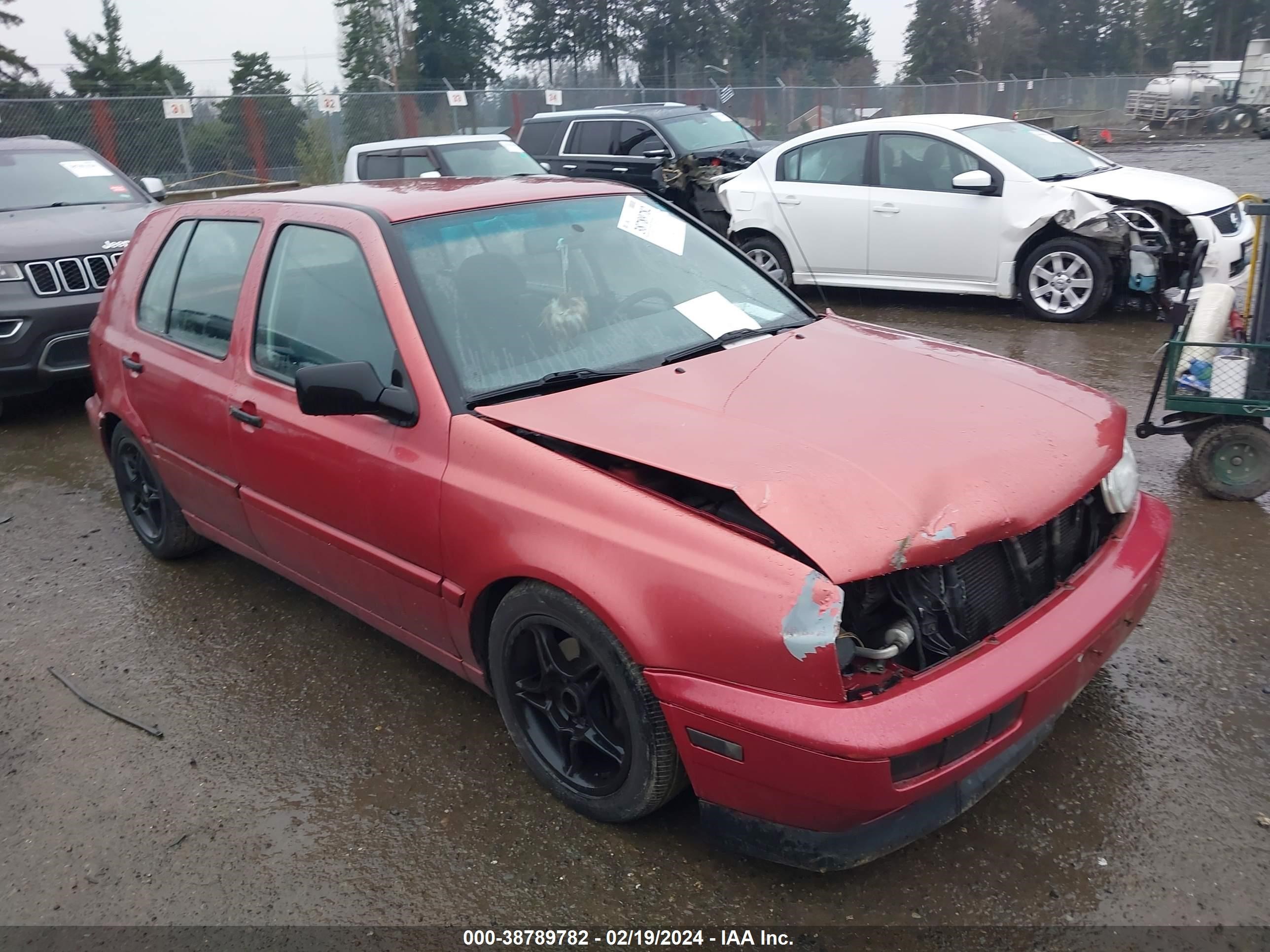 volkswagen golf 1997 3vwfa81h2vm009133