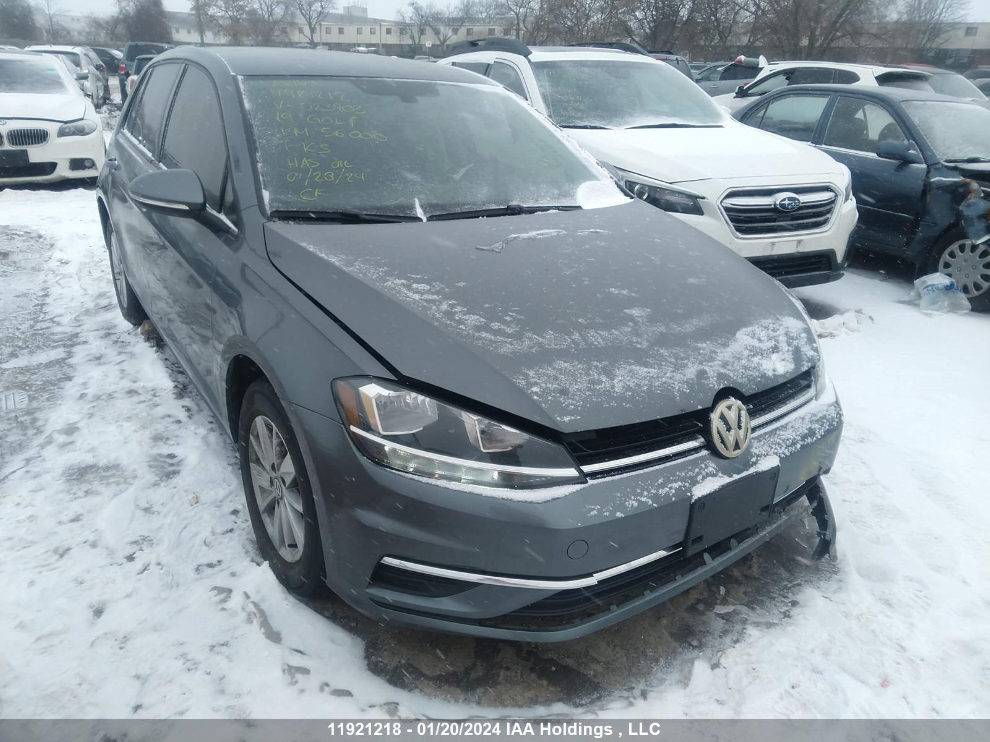 volkswagen golf 2019 3vwg57au2km023903