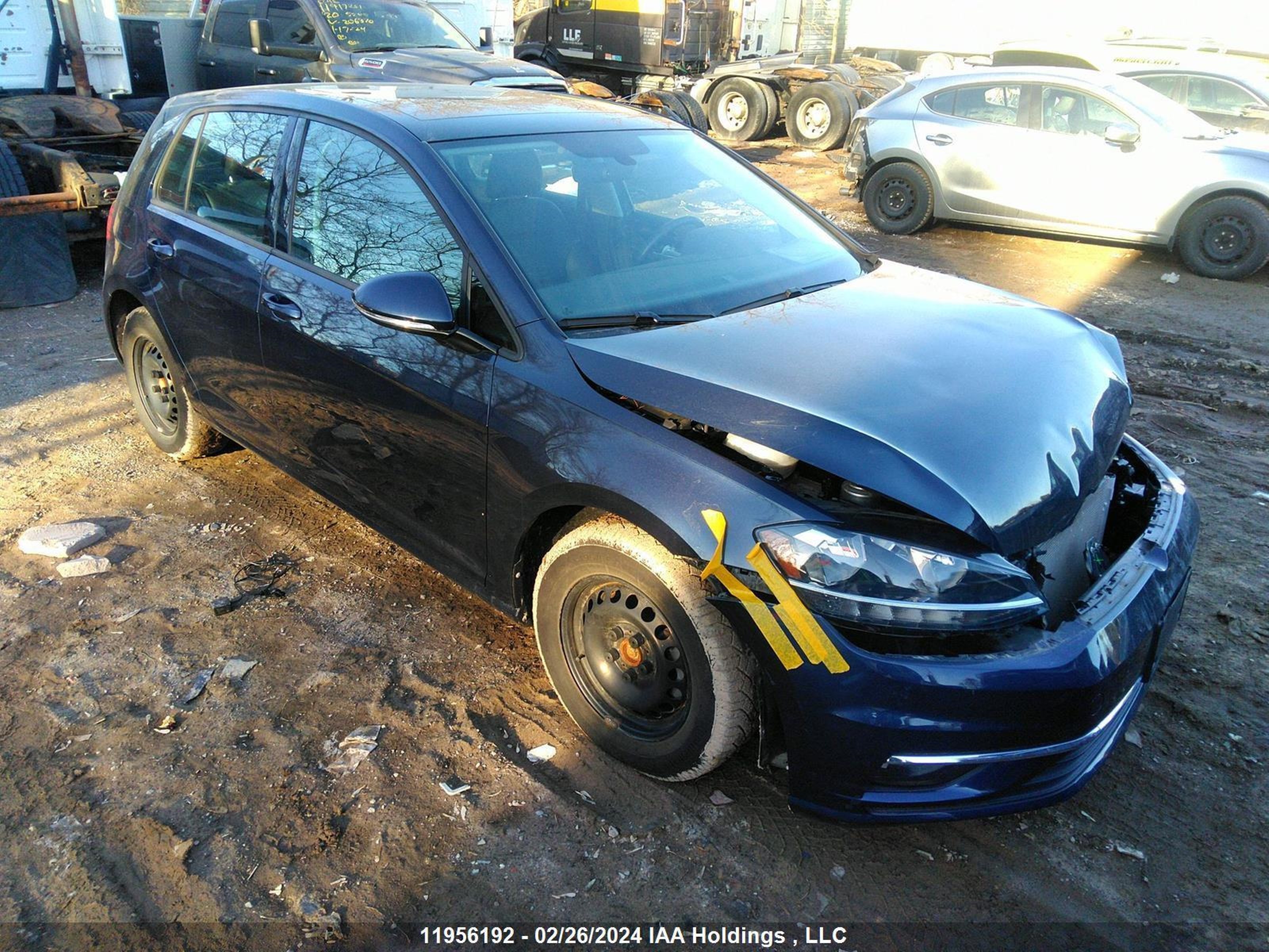 volkswagen golf 2019 3vwg57au4km026351