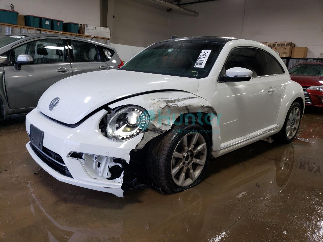 volkswagen beetle 2019 3vwjd7at3km720304