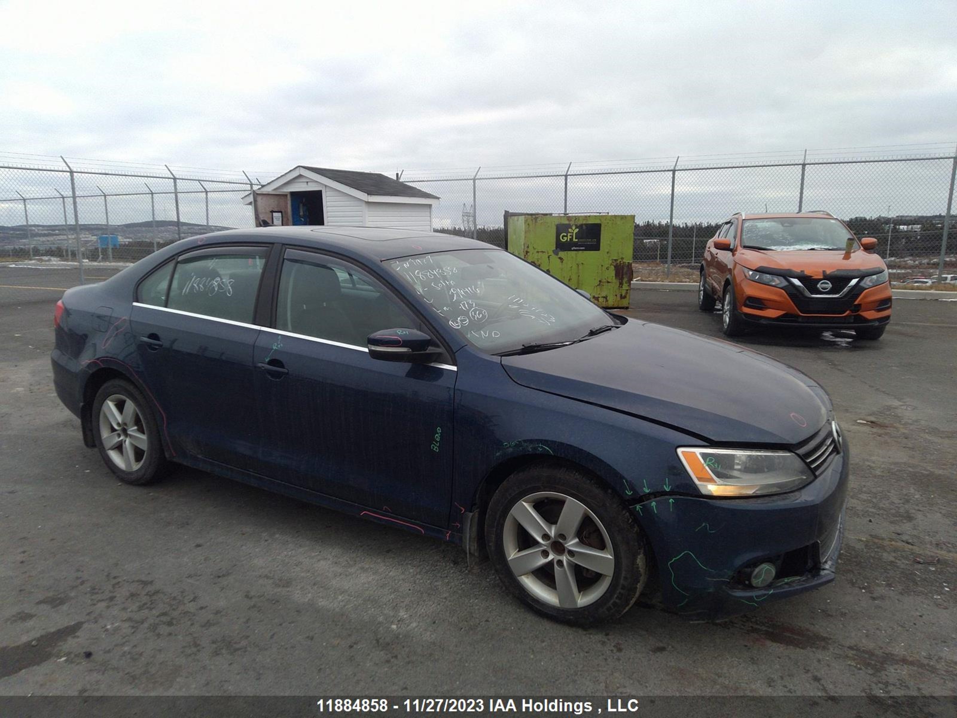 volkswagen jetta 2011 3vwlx7aj5bm396416