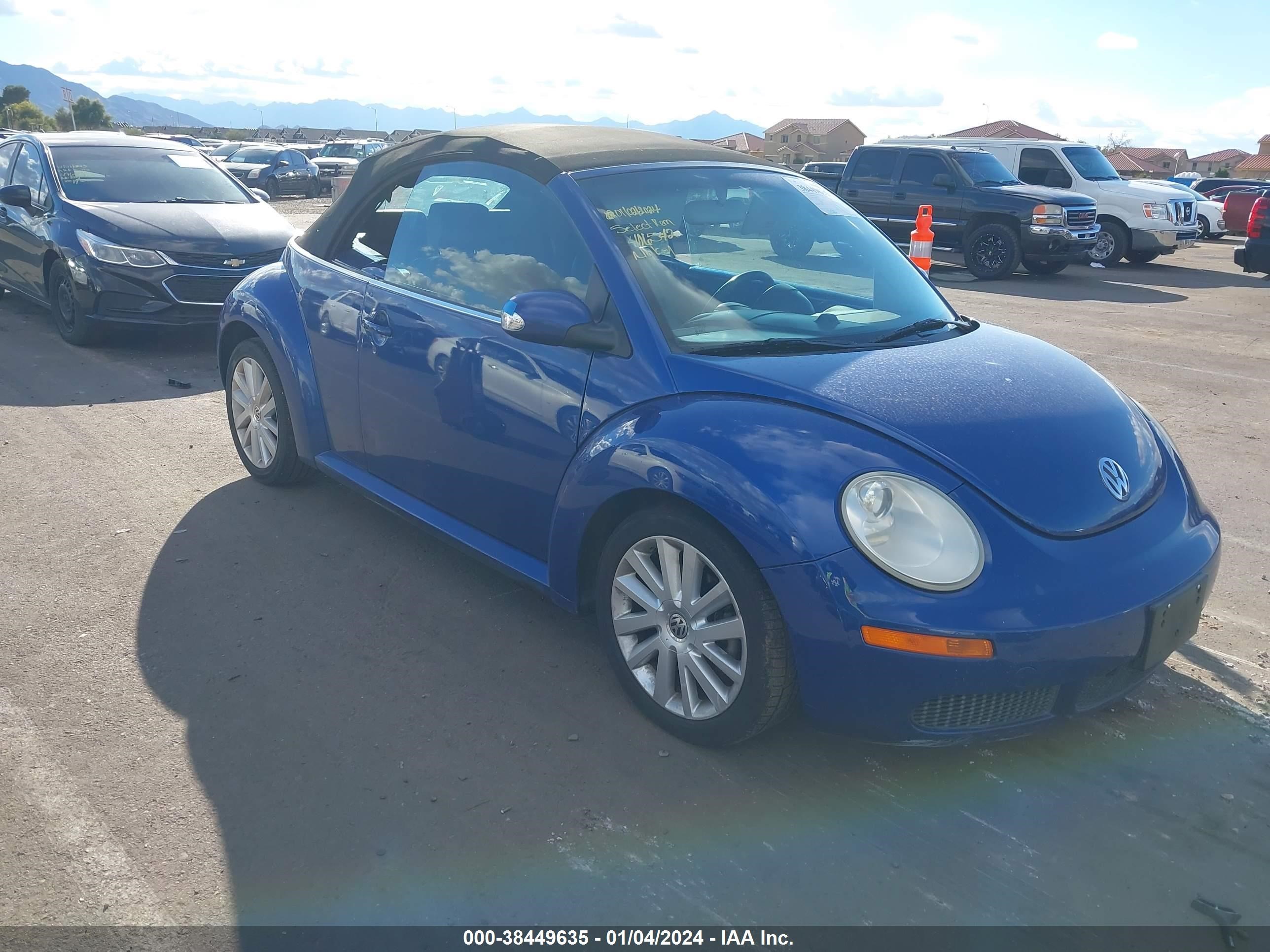 volkswagen beetle 2008 3vwrg31y68m406542