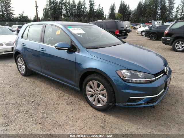 volkswagen golf 2021 3vww57au5mm008889