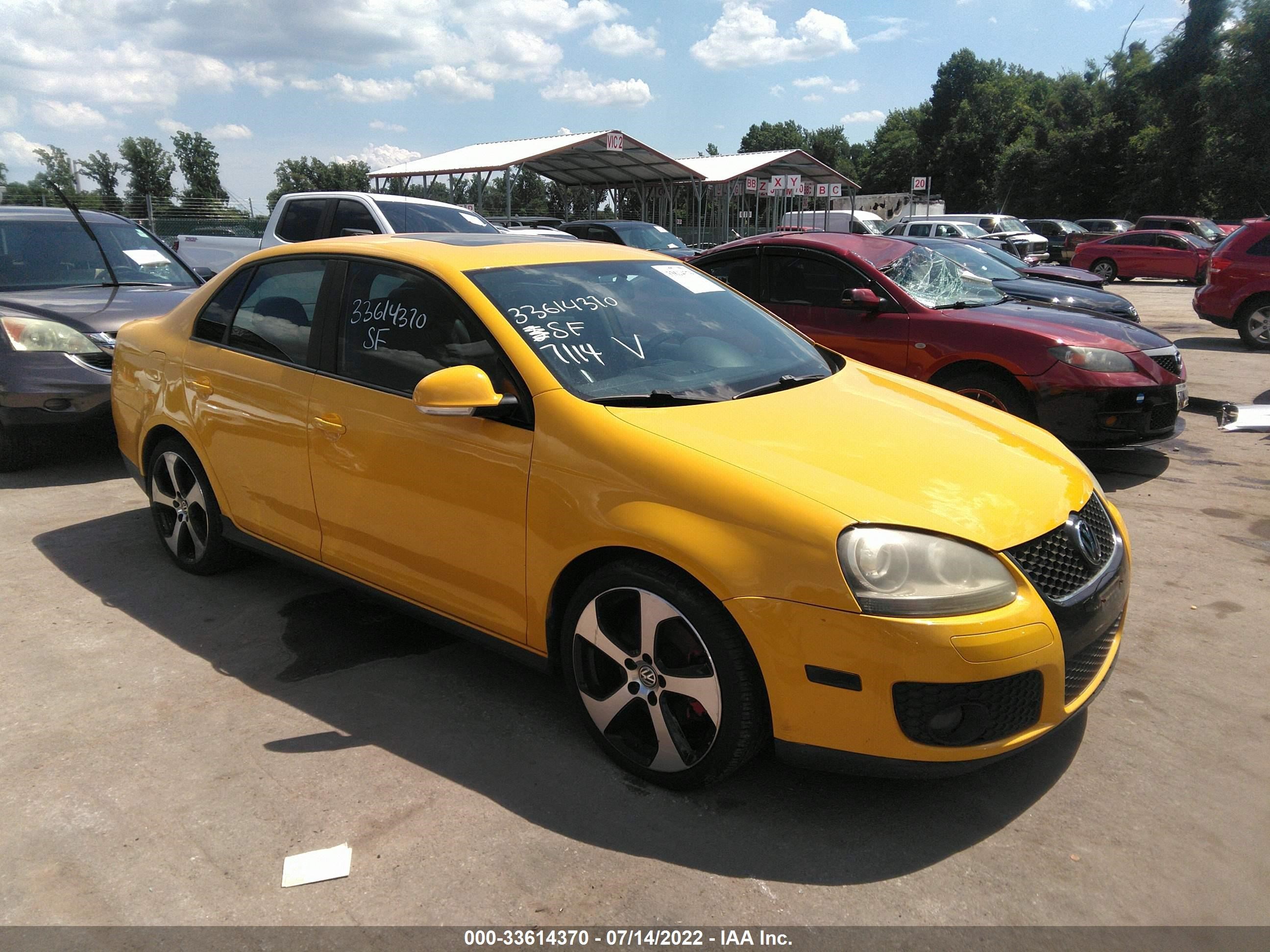 volkswagen jetta 2007 3vwwj71k17m173403