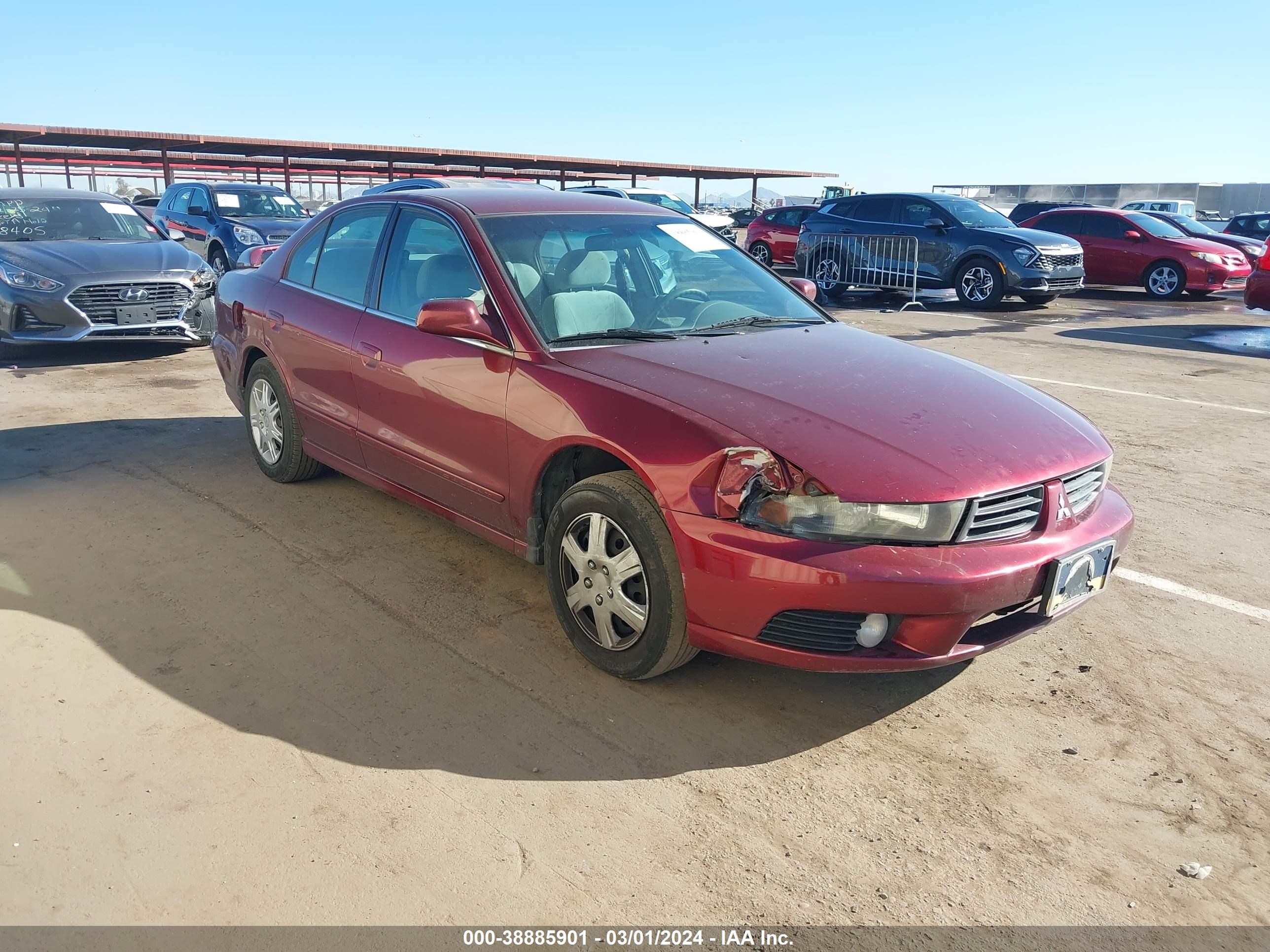 mitsubishi galant 2003 4a3aa46g83e154232