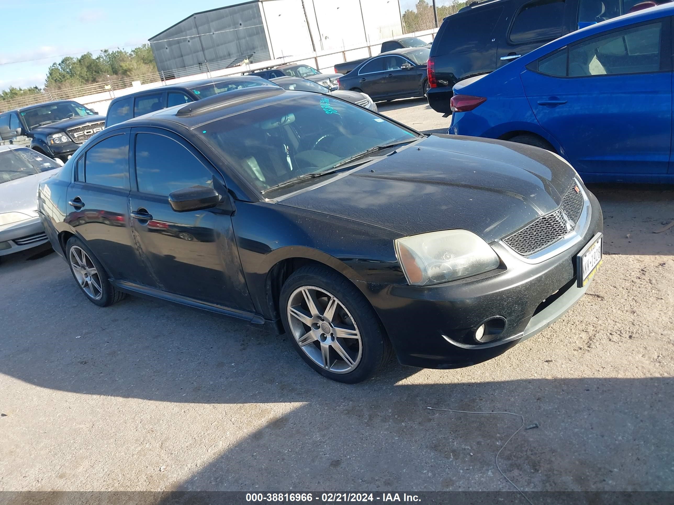 mitsubishi galant 2007 4a3ab76t27e050501