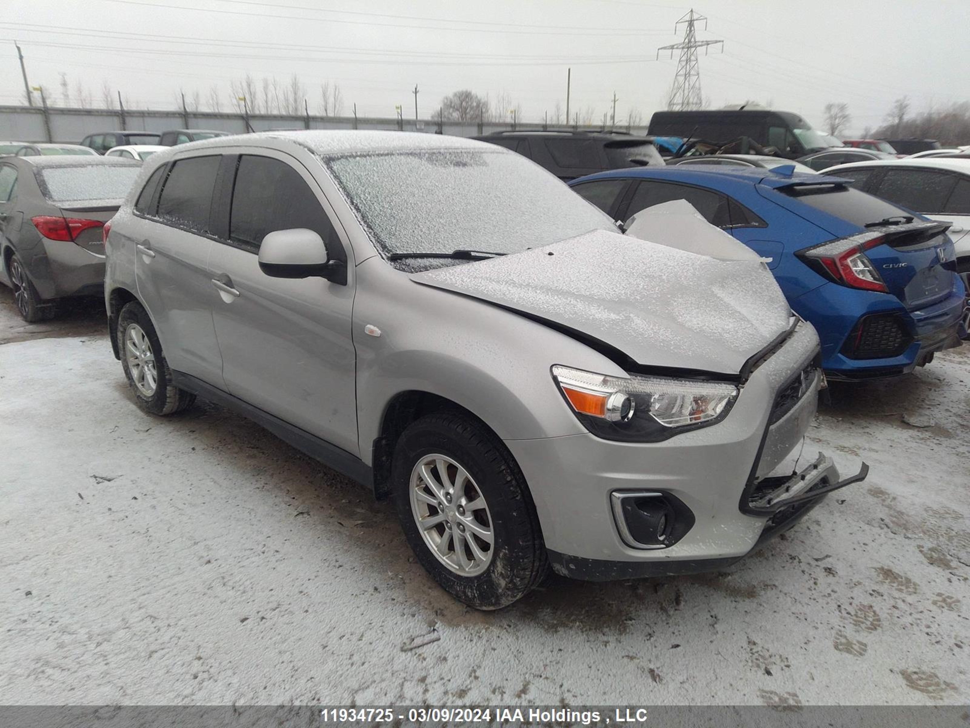 mitsubishi rvr 2015 4a4ah3au9fe603291