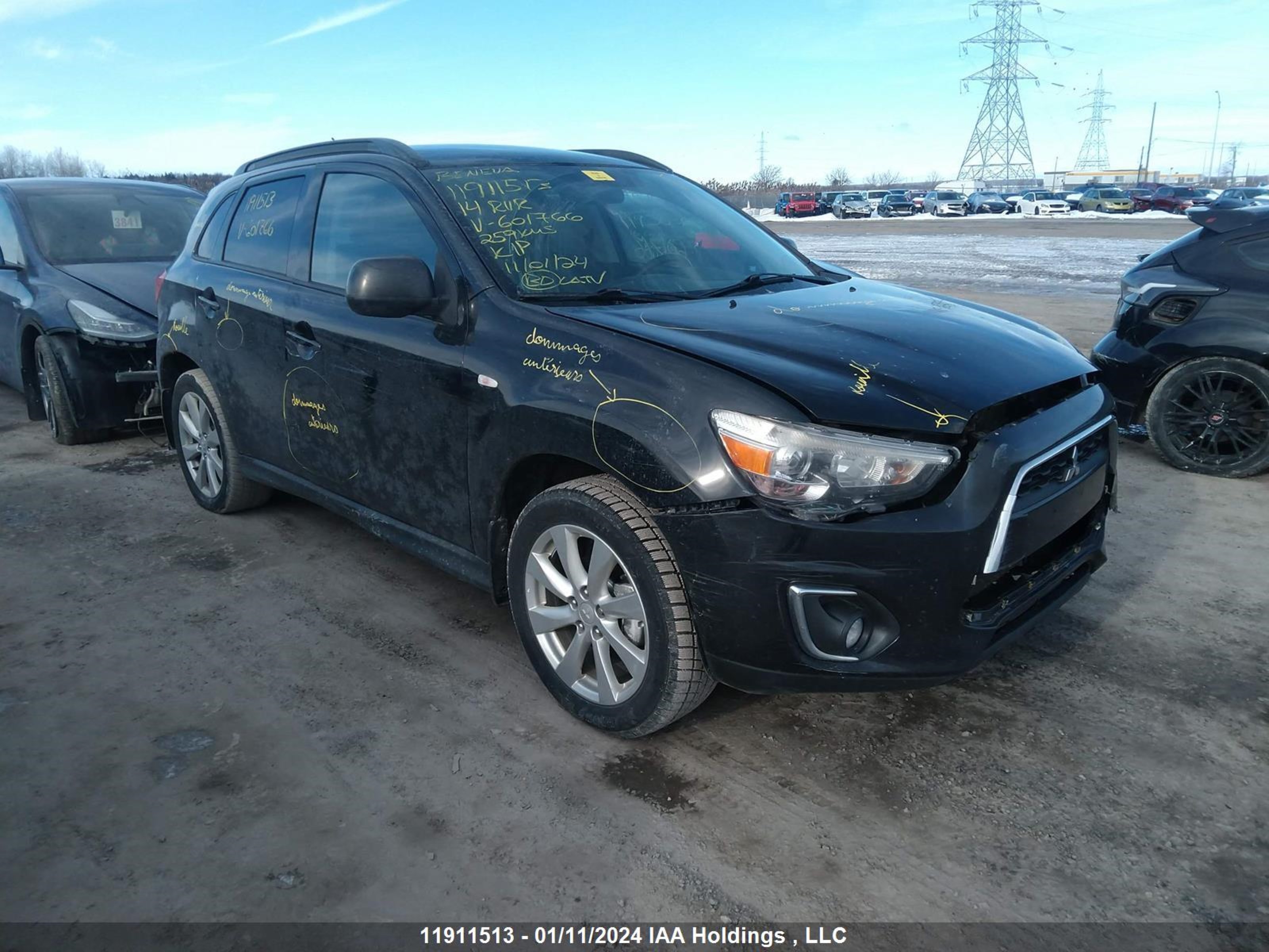 mitsubishi rvr 2014 4a4aj4au8ee601766