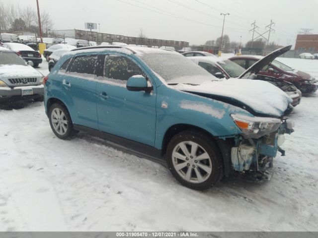 mitsubishi outlander sport 2014 4a4ar4au8ee022222