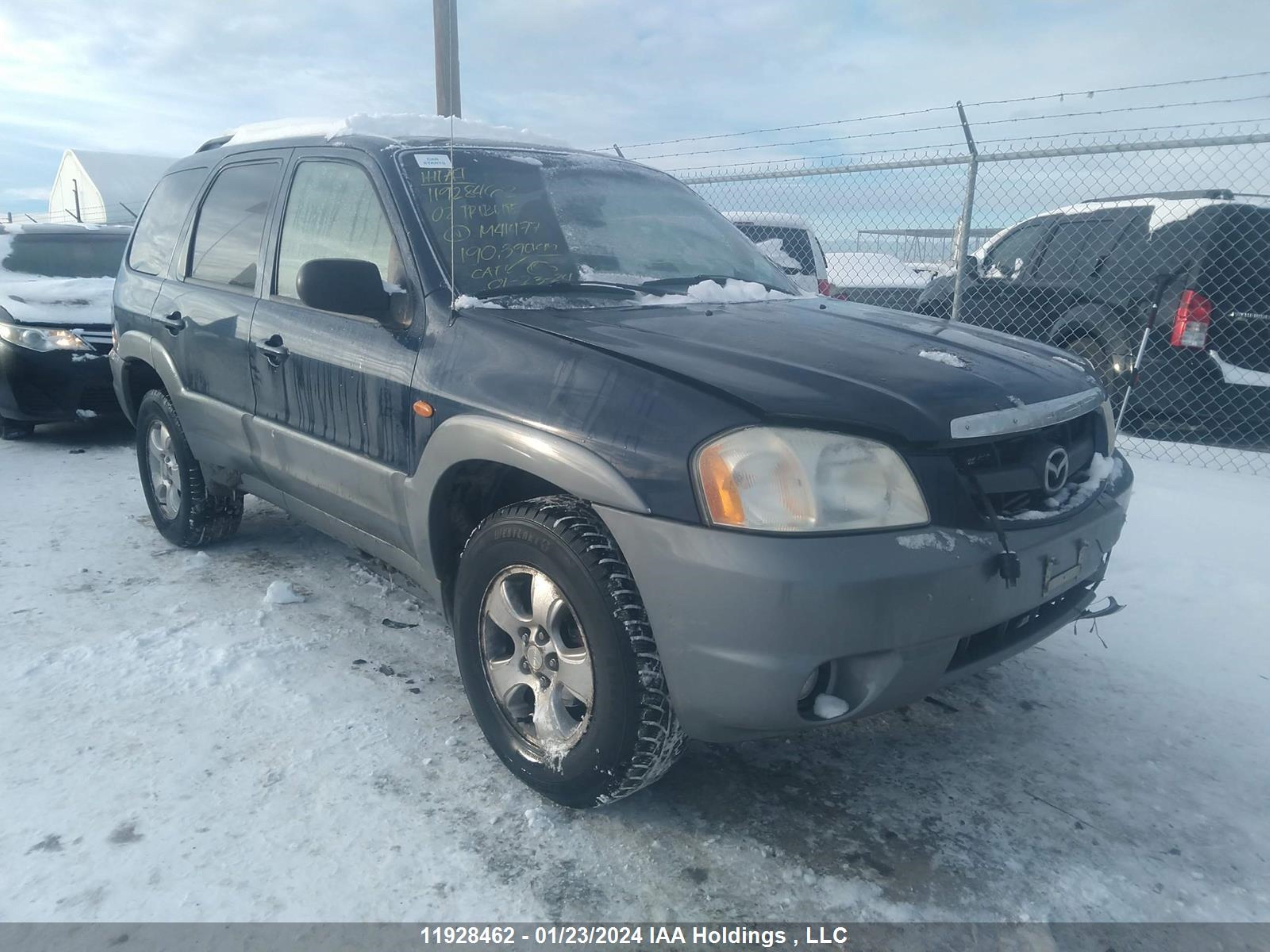 mazda tribute 2002 4f2cu081x2km41477