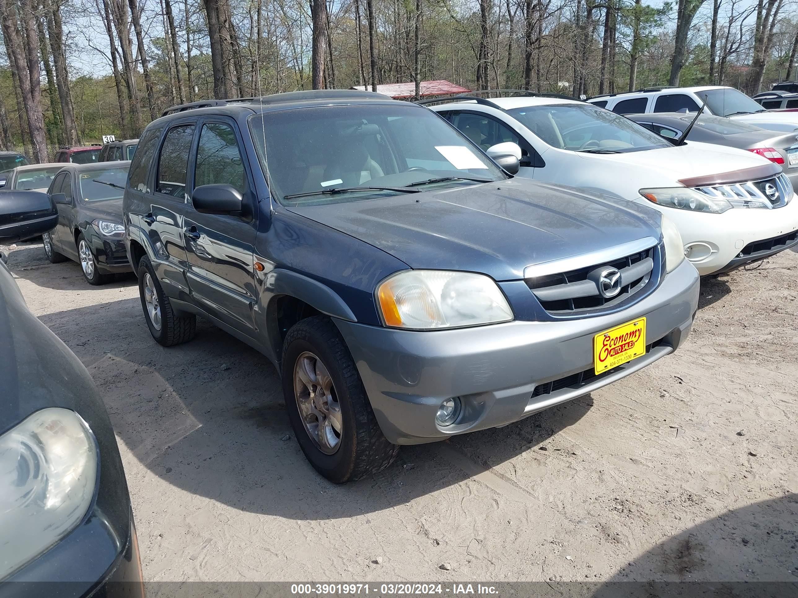 mazda tribute 2001 4f2cu09121km64121