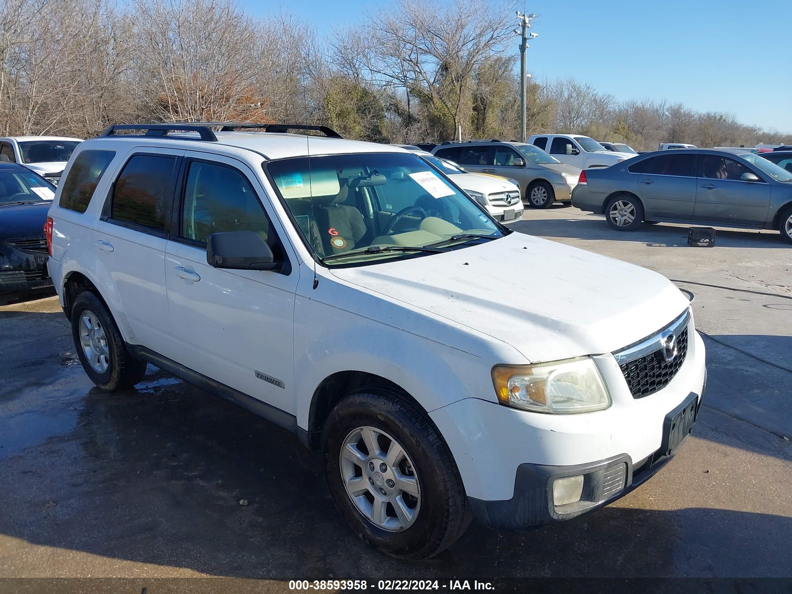 mazda tribute 2008 4f2cz06178km00141