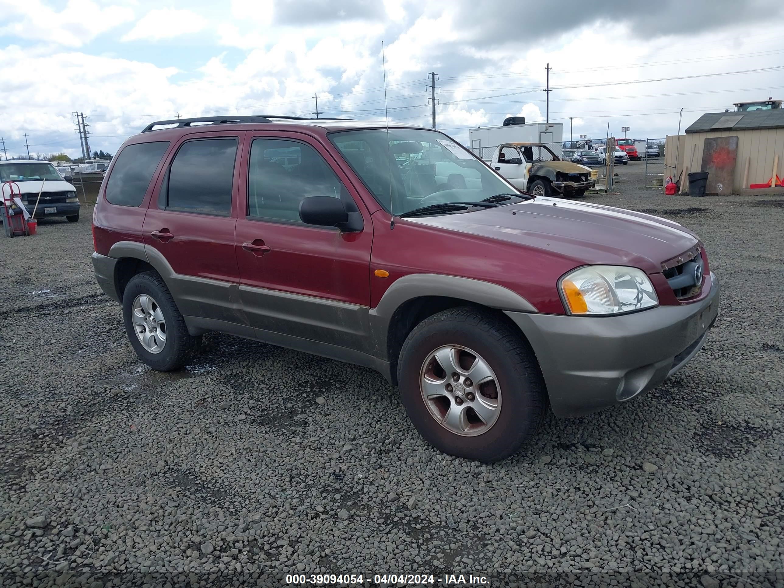 mazda tribute 2003 4f2cz96113km54726