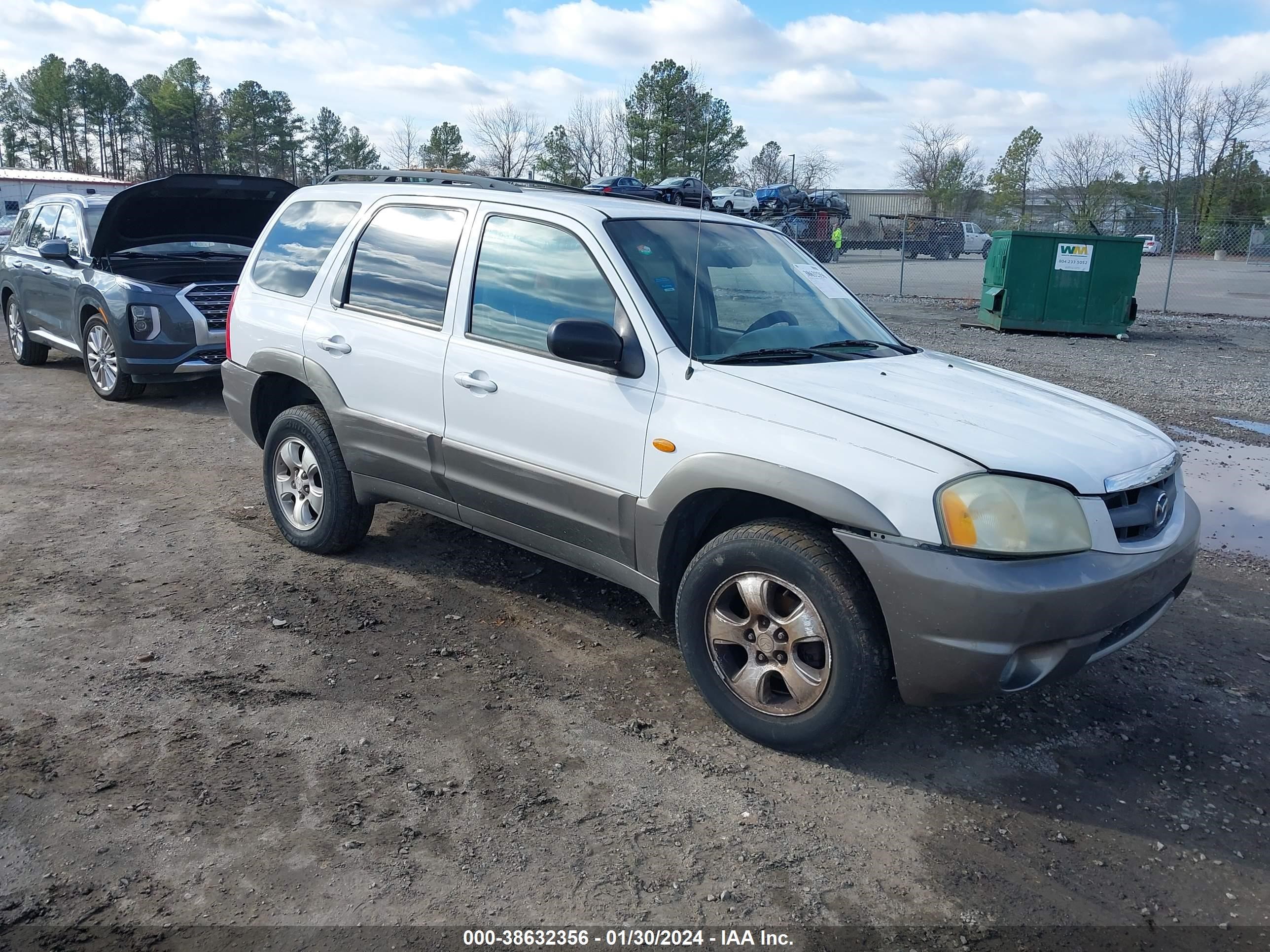 mazda tribute 2002 4f2yu08192km16740