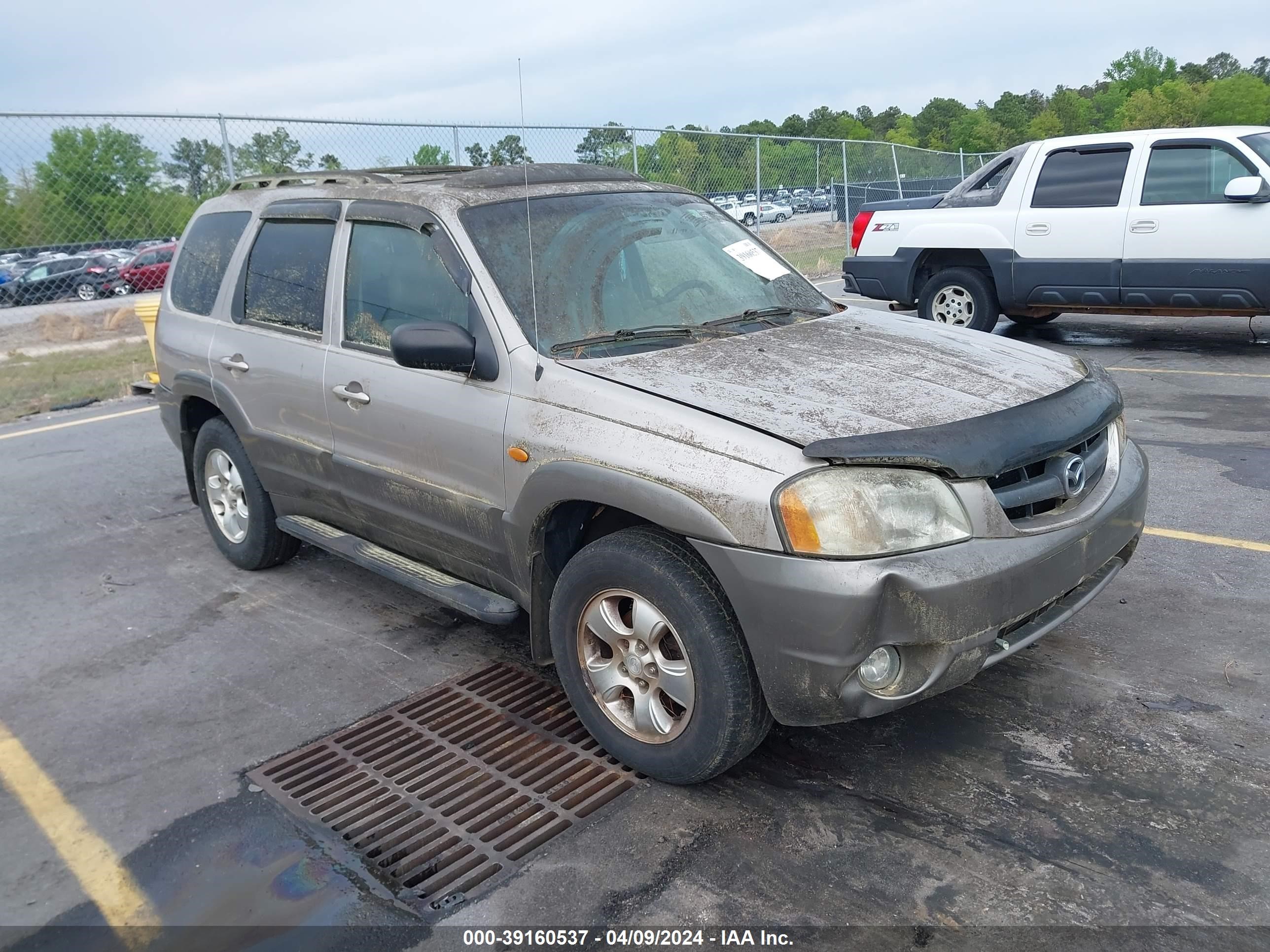 mazda tribute 2002 4f2yu09122km28954