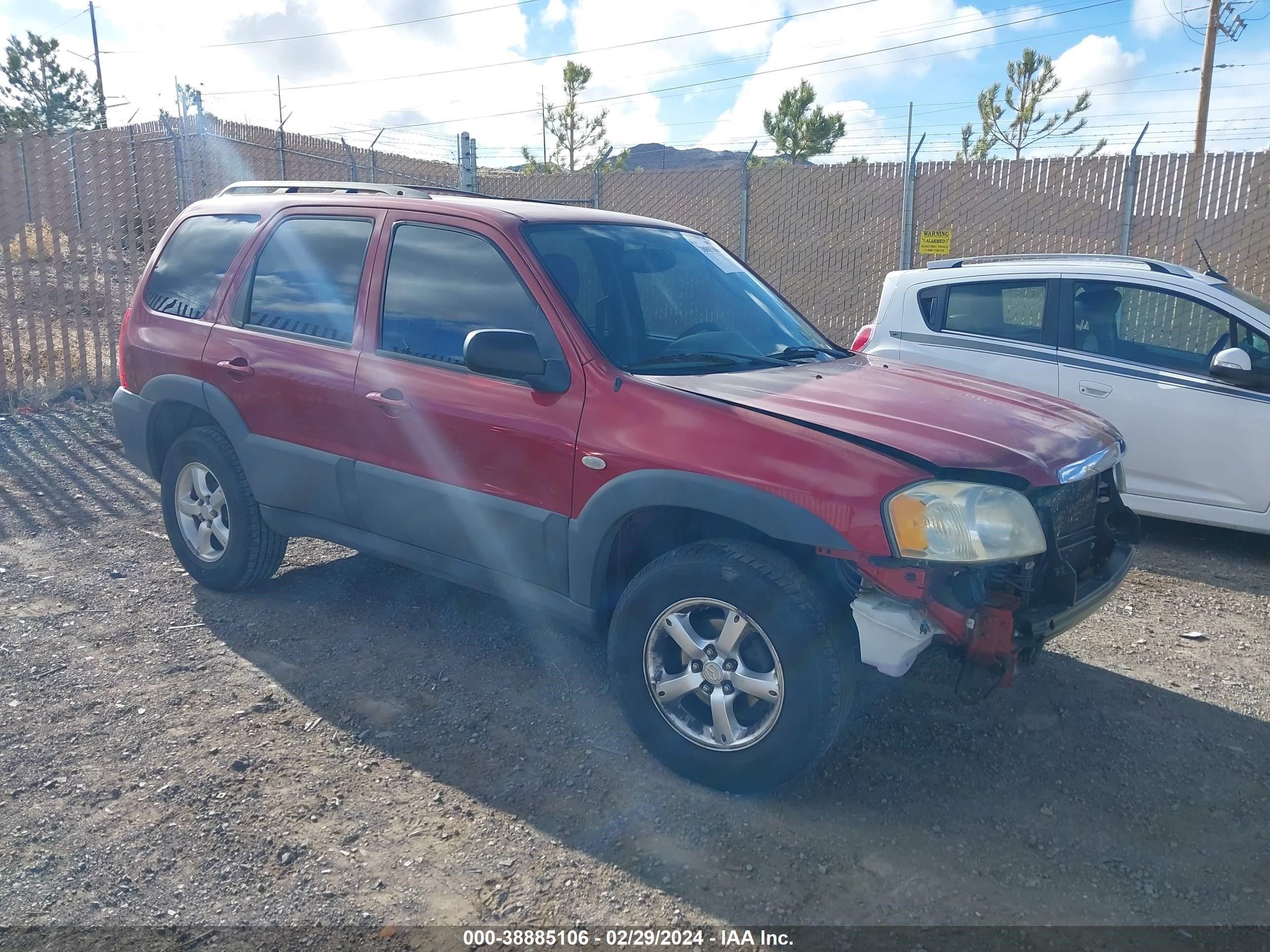 mazda tribute 2006 4f2yz02z06km08905