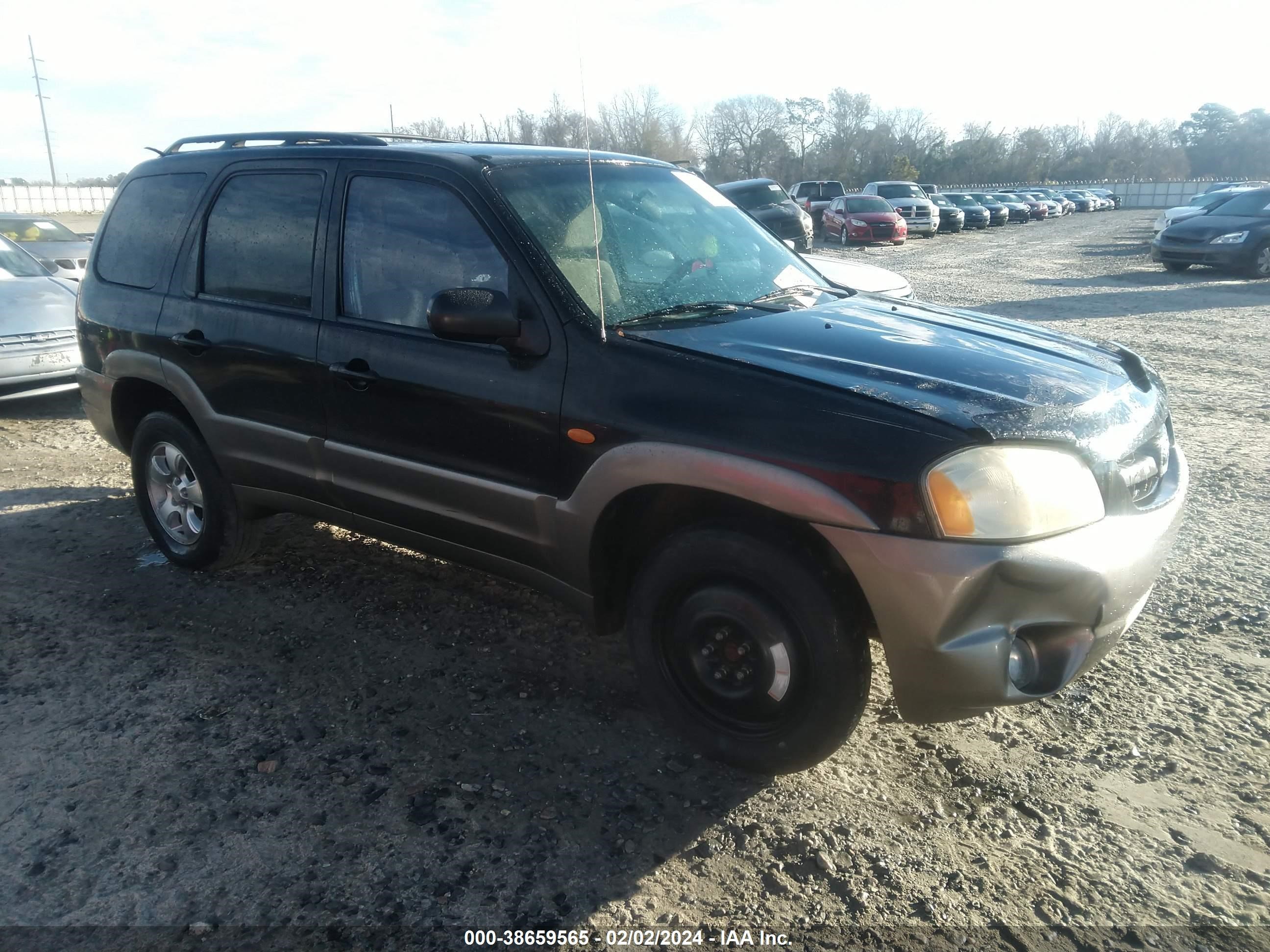 mazda tribute 2003 4f2yz04163km12427