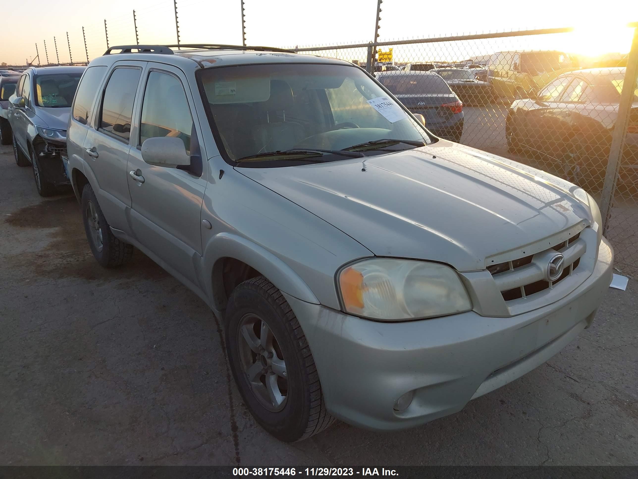 mazda tribute 2005 4f2yz06115km38482