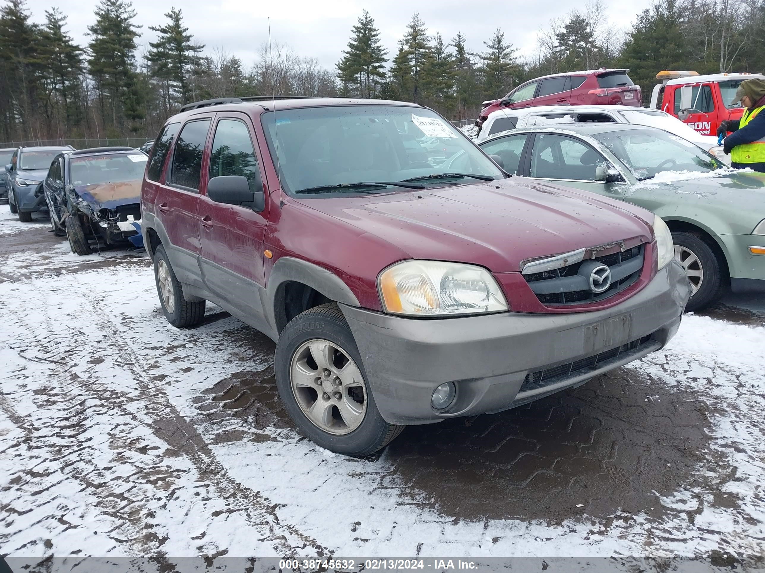 mazda tribute 2003 4f2yz94183km45269