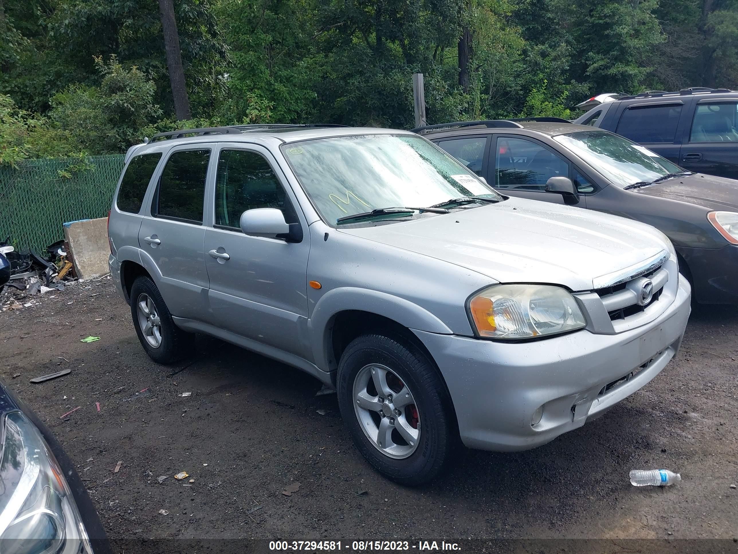 mazda tribute 2005 4f2yz96125km03986