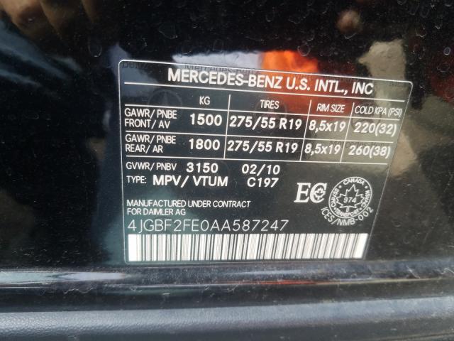 mercedes-benz  2010 4jgbf2fe0aa587247